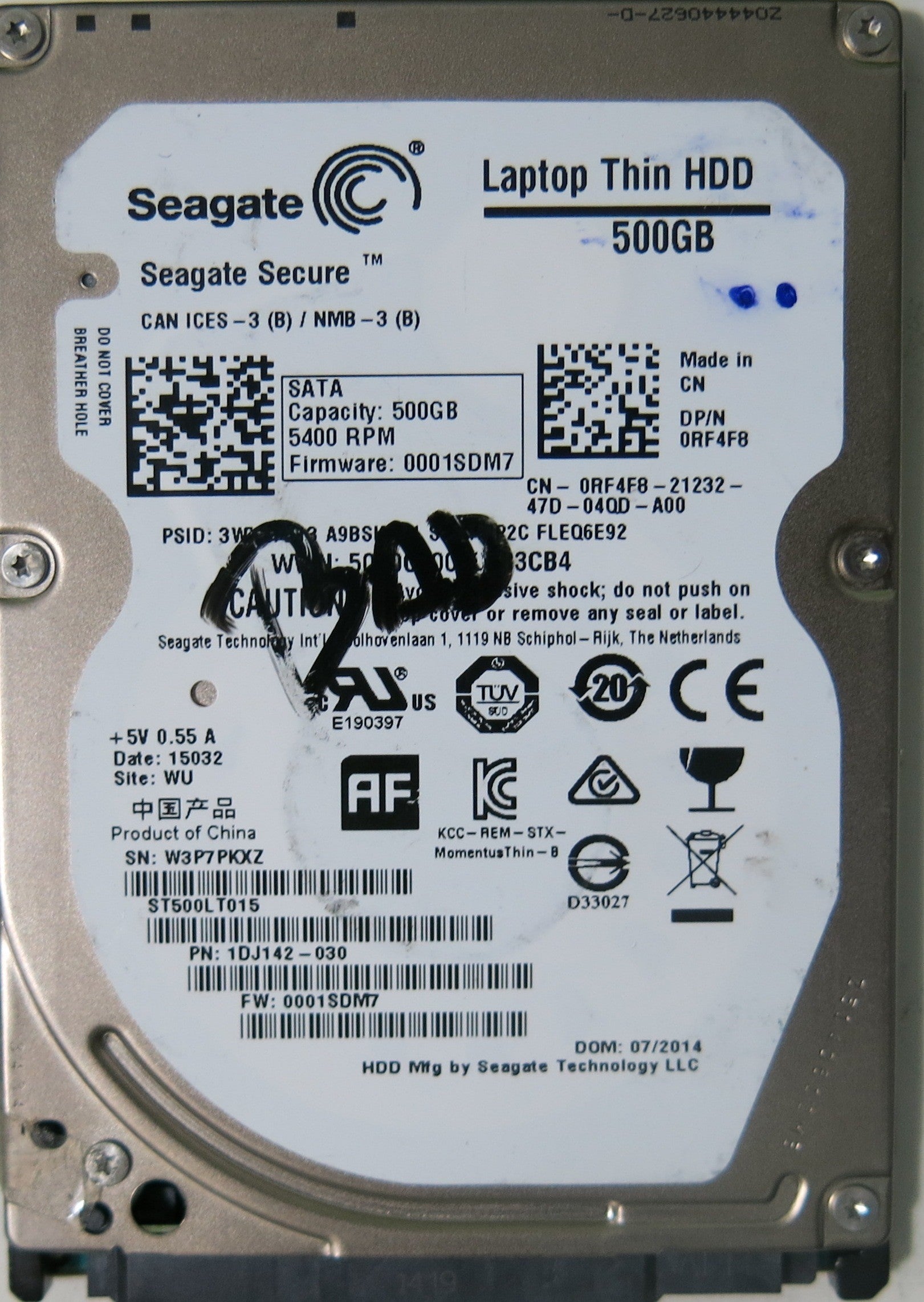 SEAGATE ST500LT015 PCB 100729420 REV B,  500.GB
