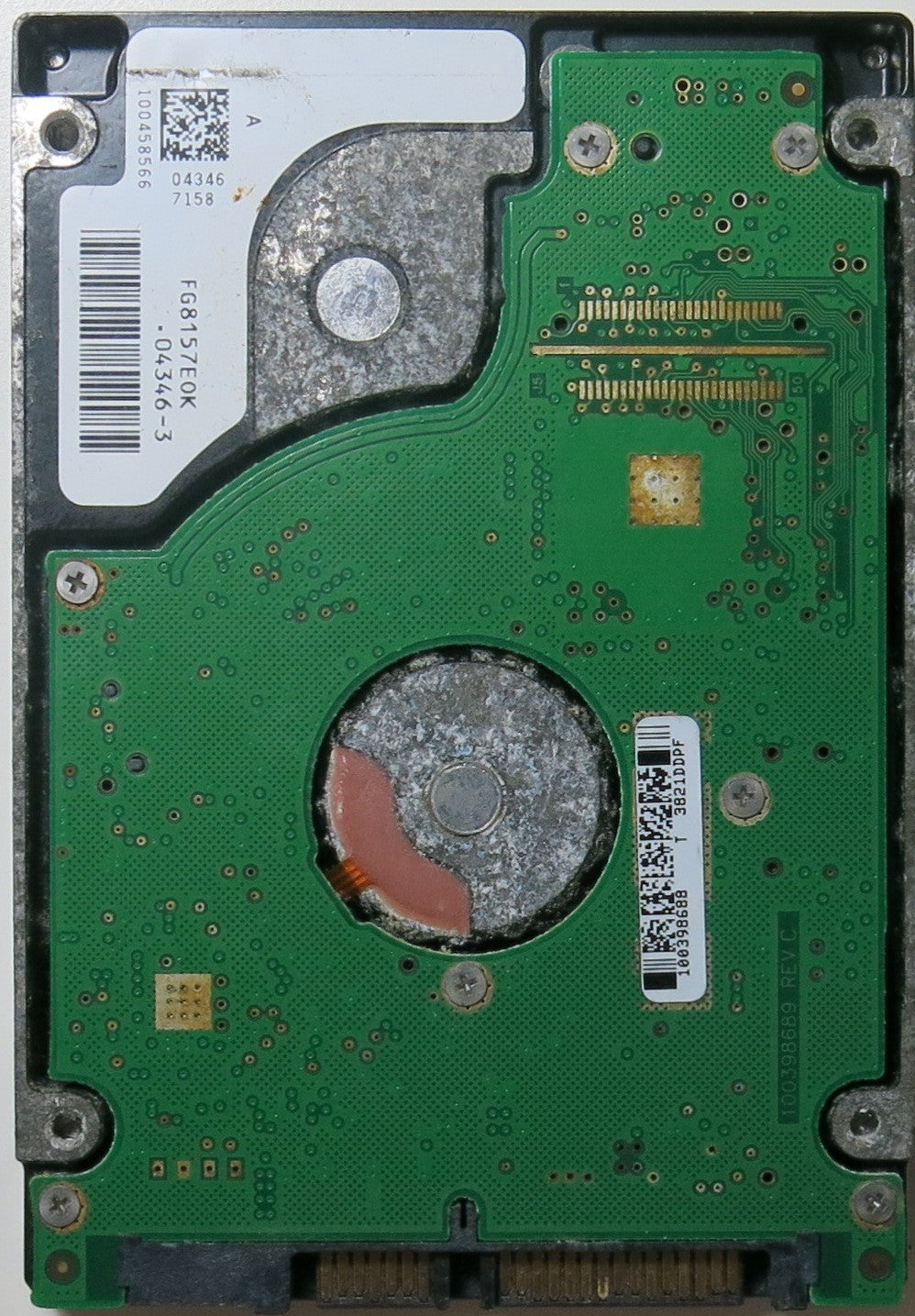 ST9120822AS, PCB: 100398689 REV C, SERIAL: 5LZ7F8R8, FW 3.ALD, 120.GB, PN 9S1133-190,