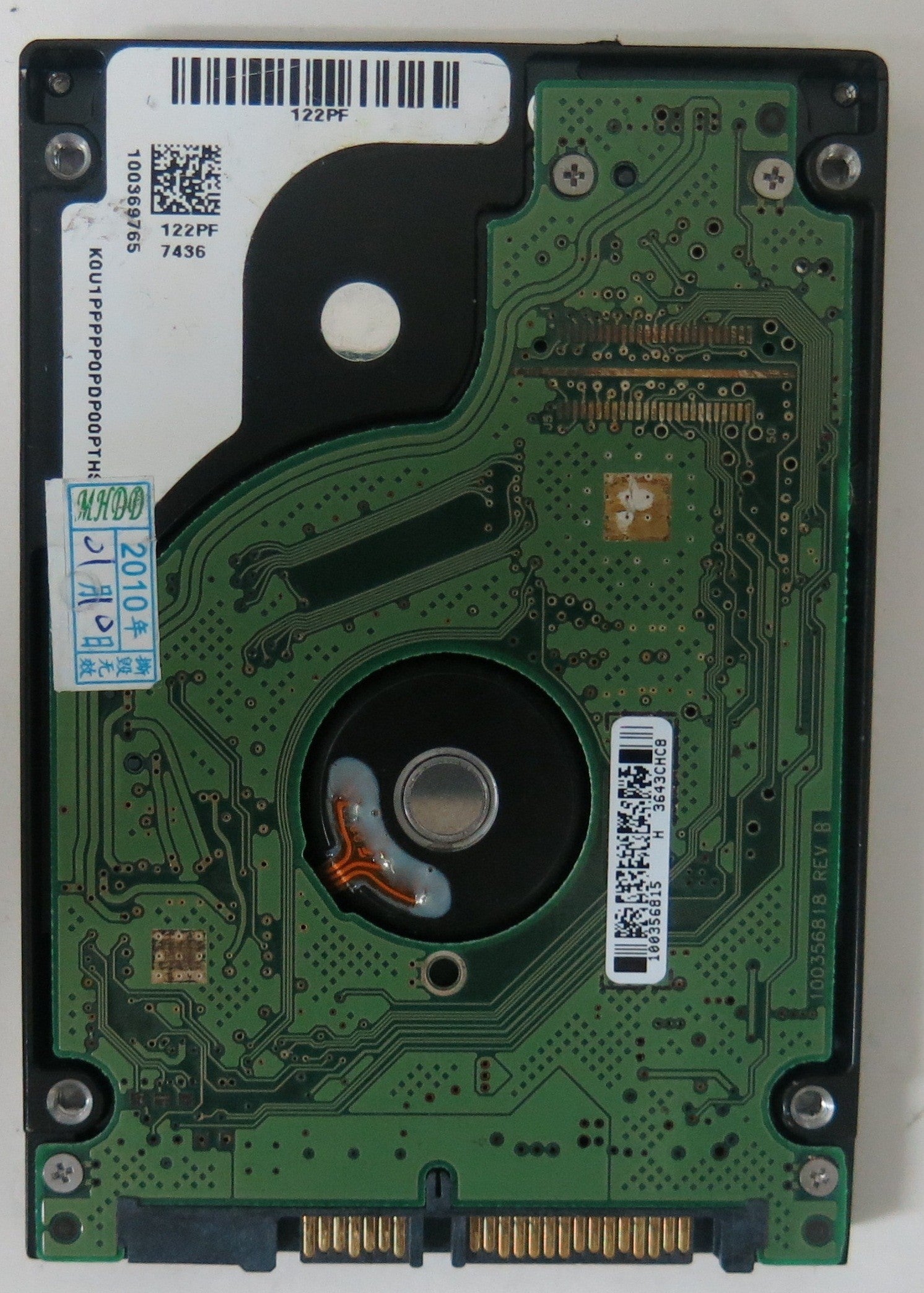 ST920217AS, PCB: 10035681 REV B, SERIAL NUMBER: 5PW1RNG0, PN 9AP111-121, FW 3.01, 20GB