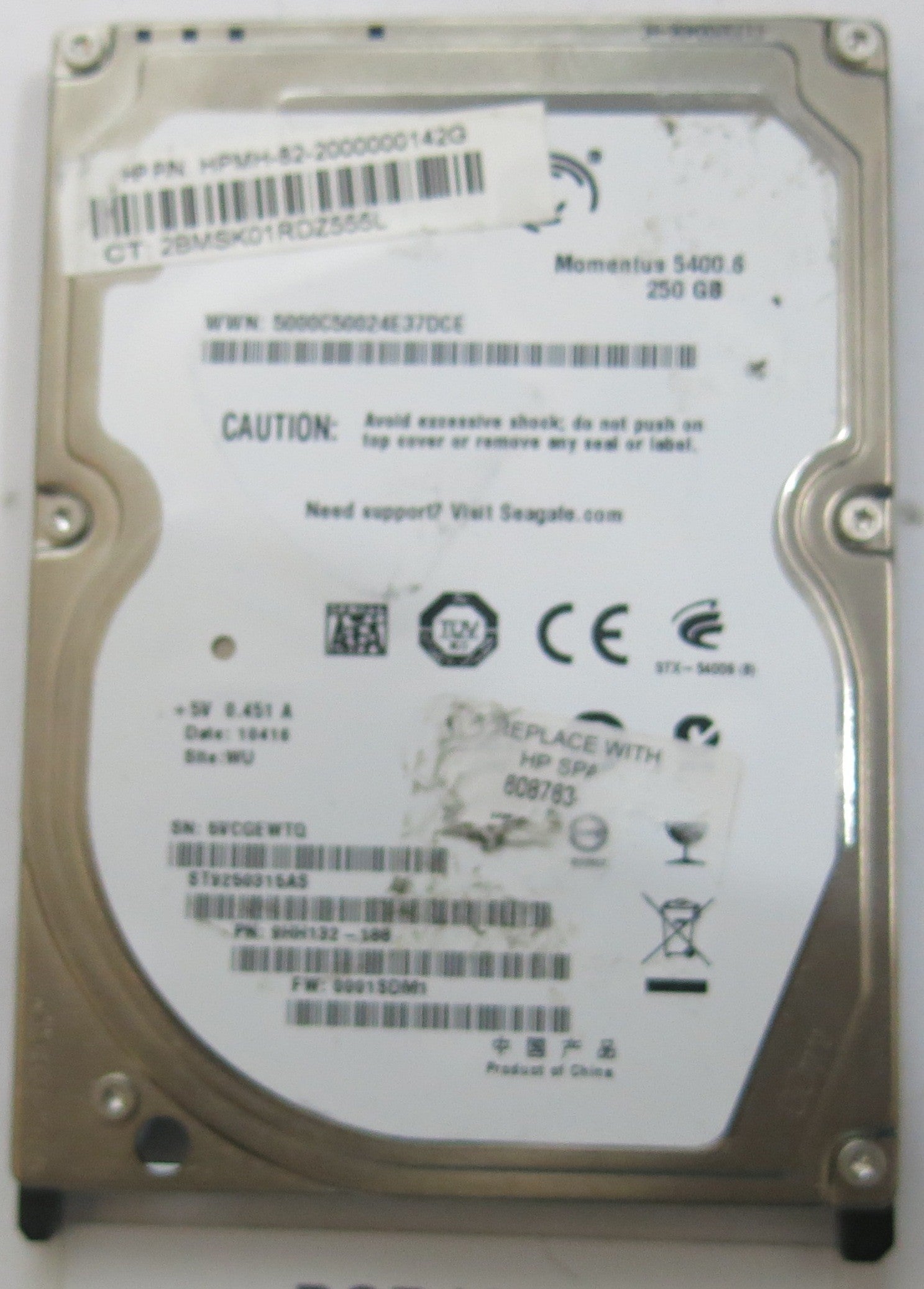 SEAGATE ST9250315AS FW 0001SDM1 100536286 REV E PCB