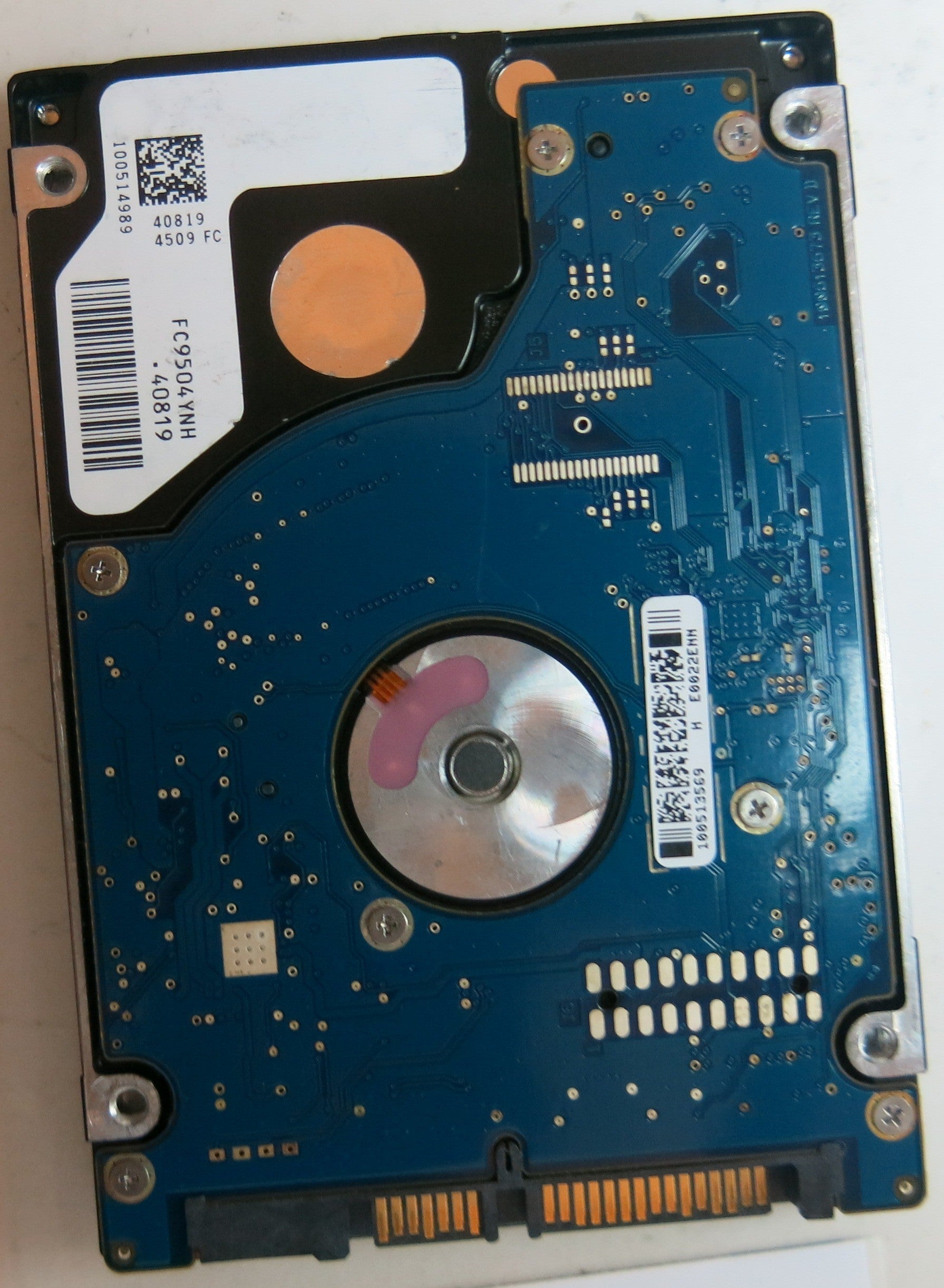 ST980411AS PCB: 100513573 REV D SERIAL NUMBER: 5TF0KV54 PN 9GE141-620 FW HP86 80 GB