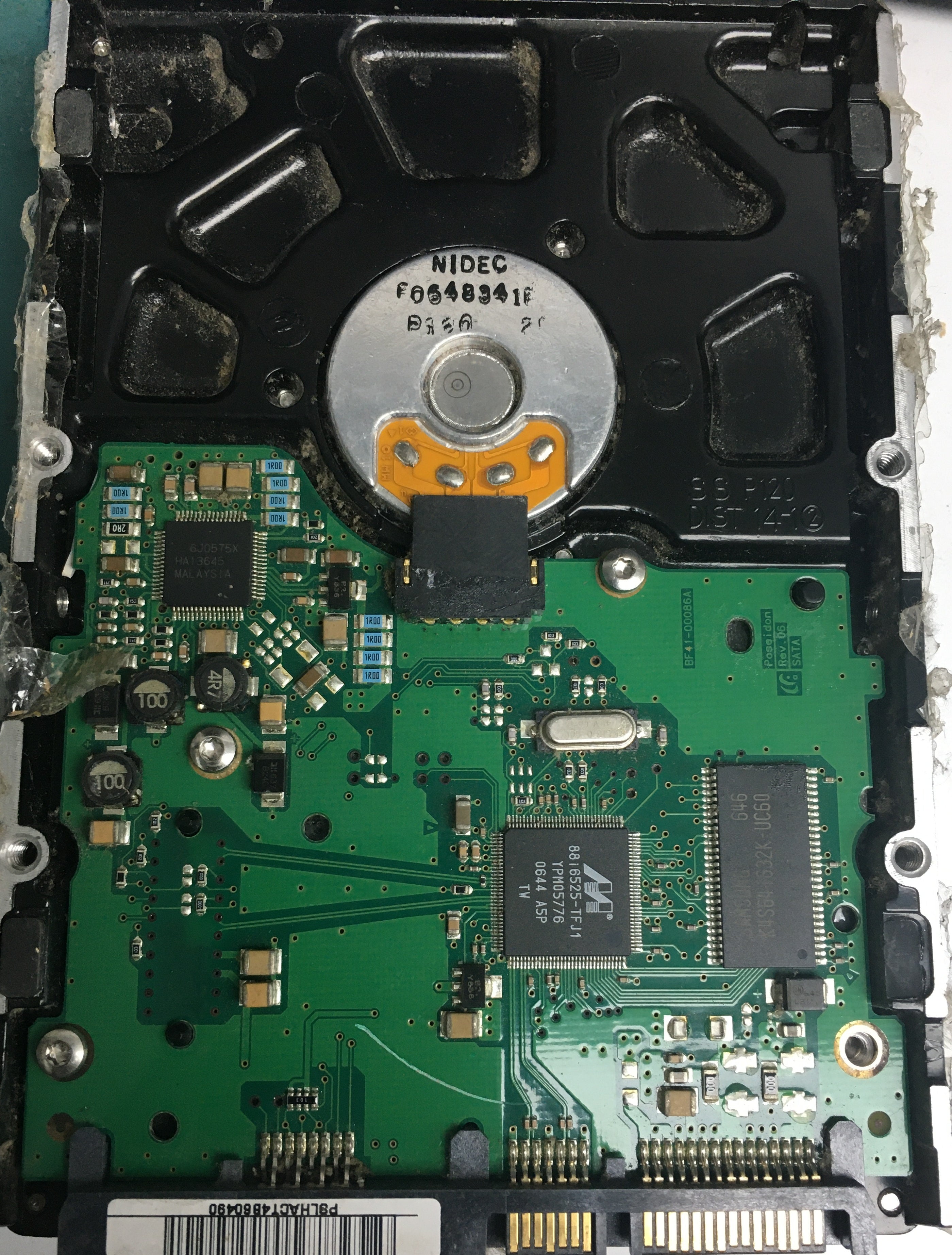 SP2504C, S09QJ1HLC75838, 250GB 3.5, PCB: BF41-00086A