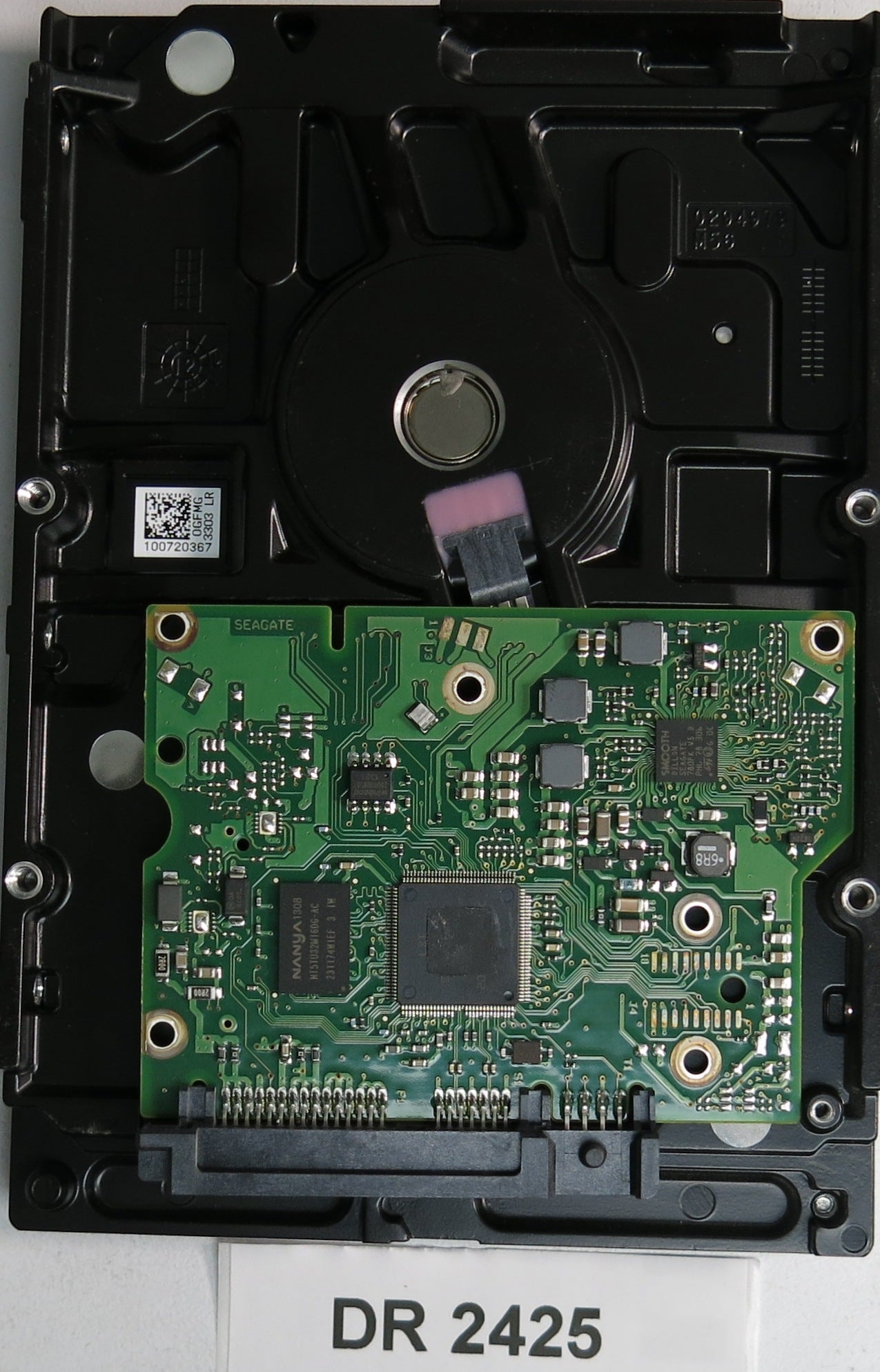ST1000DM003, P/N: 1CH162-501, FW: CC44, Serial: S1D9TLG4, 1000GB 3.5,  PCB: 100687658 REV C