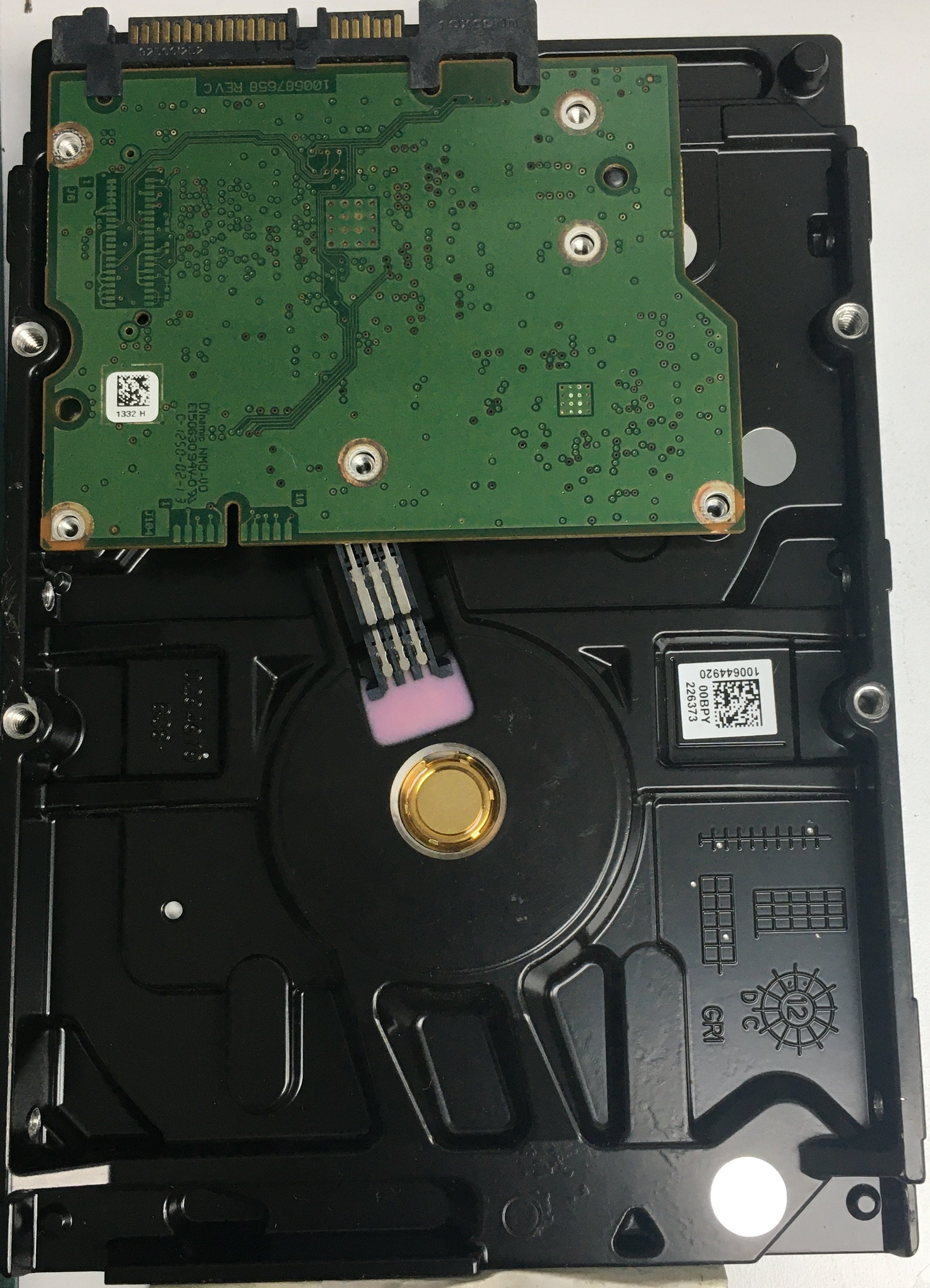 ST1000VM002 P/N: 1CT162-262 FW: ES22 Serial: S1G0RSJ6 1000GB 3.5 PCB: 100687658 REV C