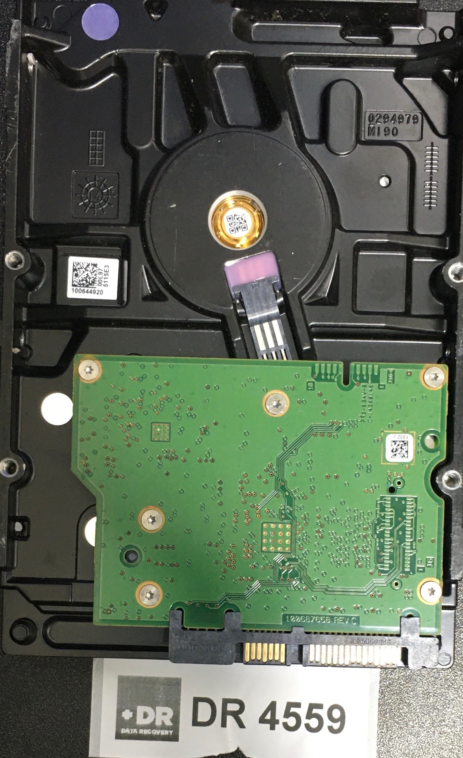 ST1000VM002,  P/N: 1CT162'500,  FW: SC23,  Serial: S1G8PBTR,  1000GB 3.5  100687658 PCB:- REV C