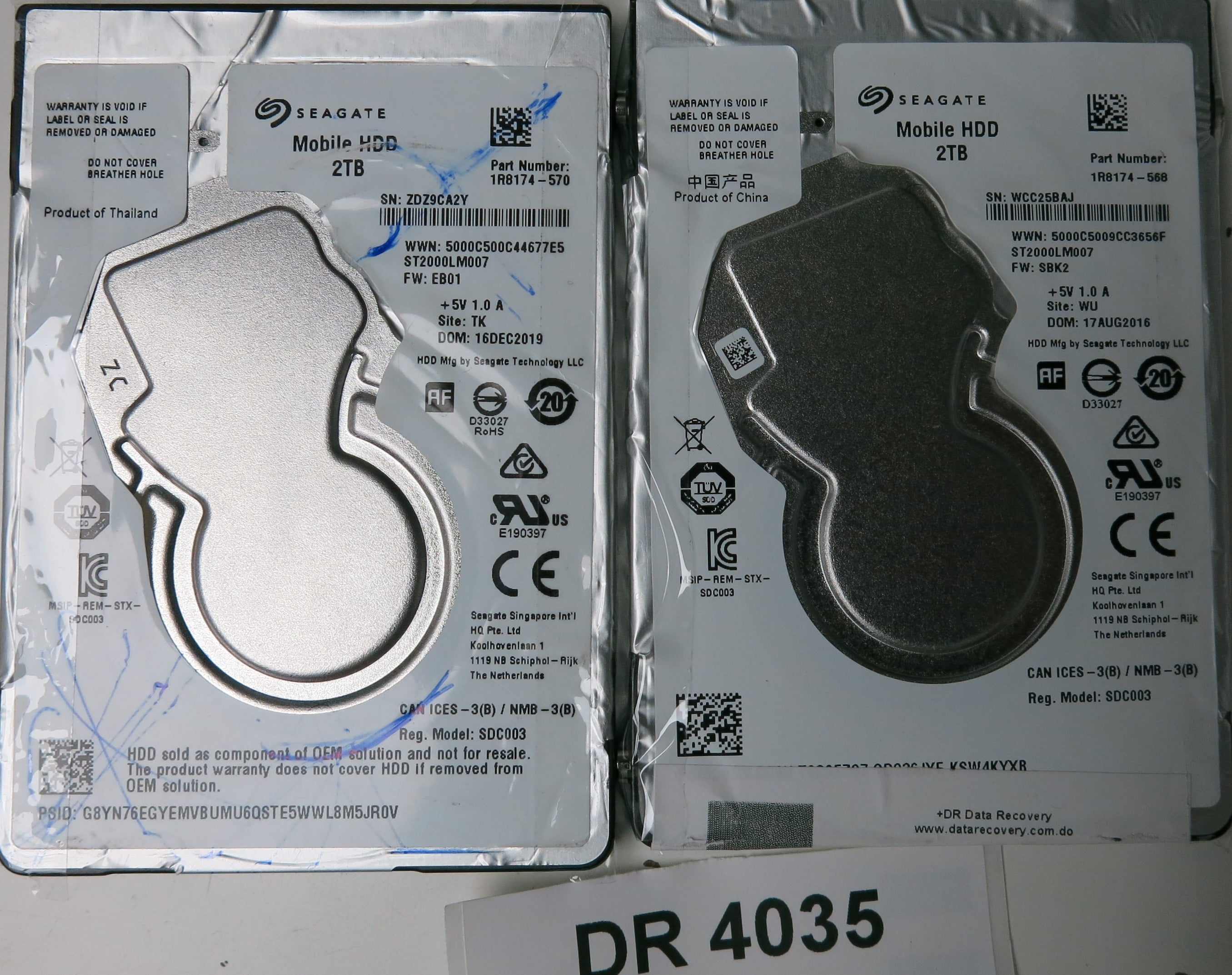 ST2000LM007, P/N: 1R8174-568, FW: SBK2, Serial: WCC25BAJ, 2TB 3.5, PCB: 100781843 REV