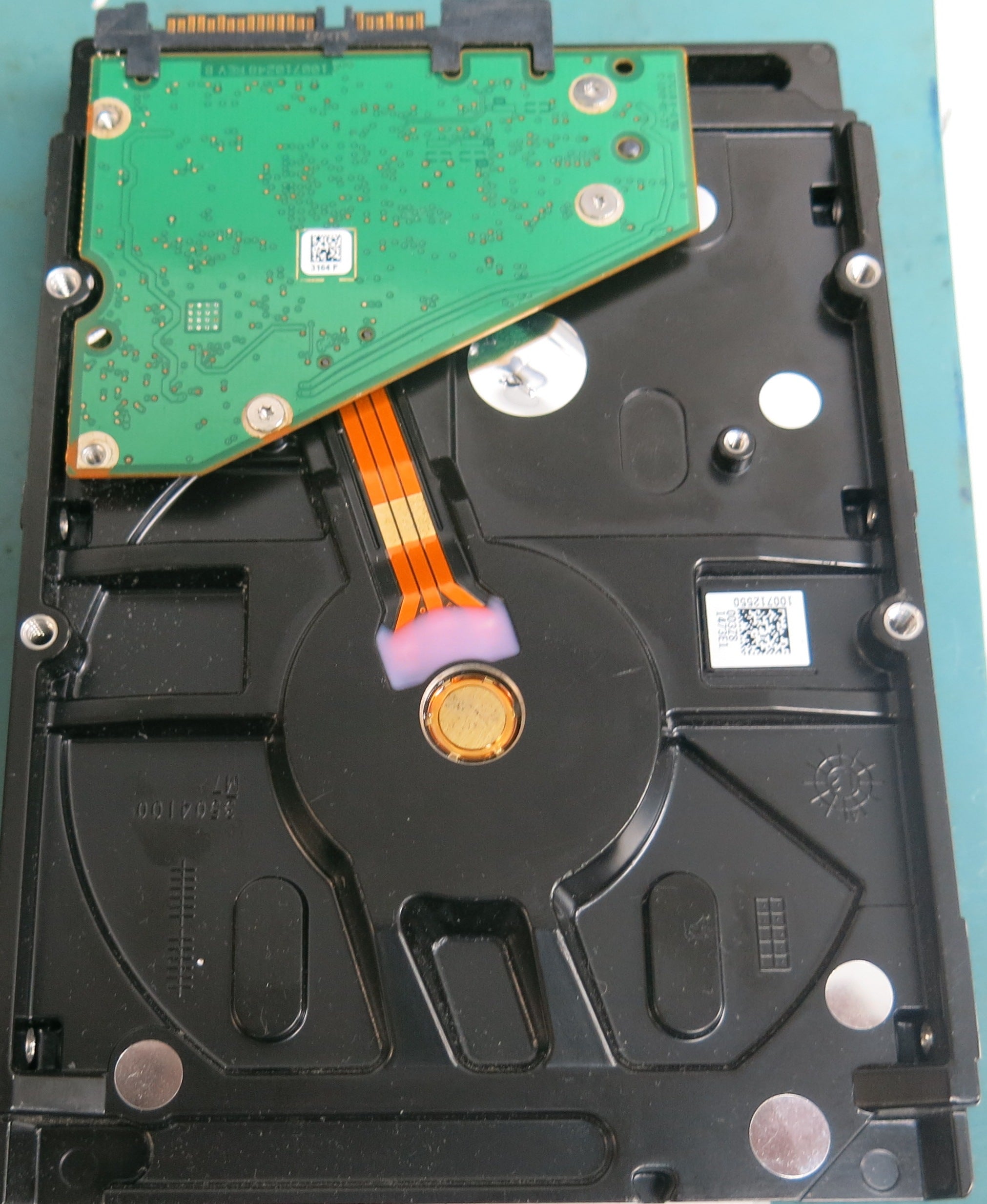 ST3000DM001, P/N: 1ER166-501, FW: CC25, Serial: Z501EMDP, 3000GB 3.5