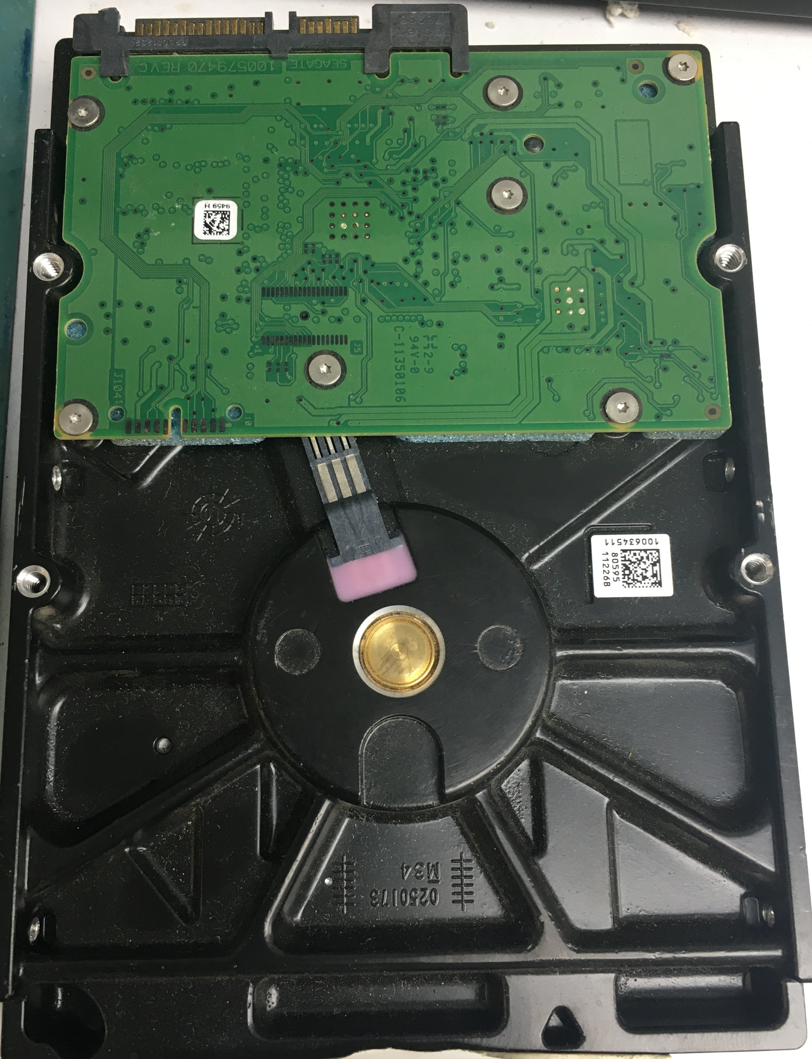ST31000524NS P/N: 9JW154-176 FW:  Serial: 9WK5HRL6 1TB 3.5 PCB: 100579470 REV C