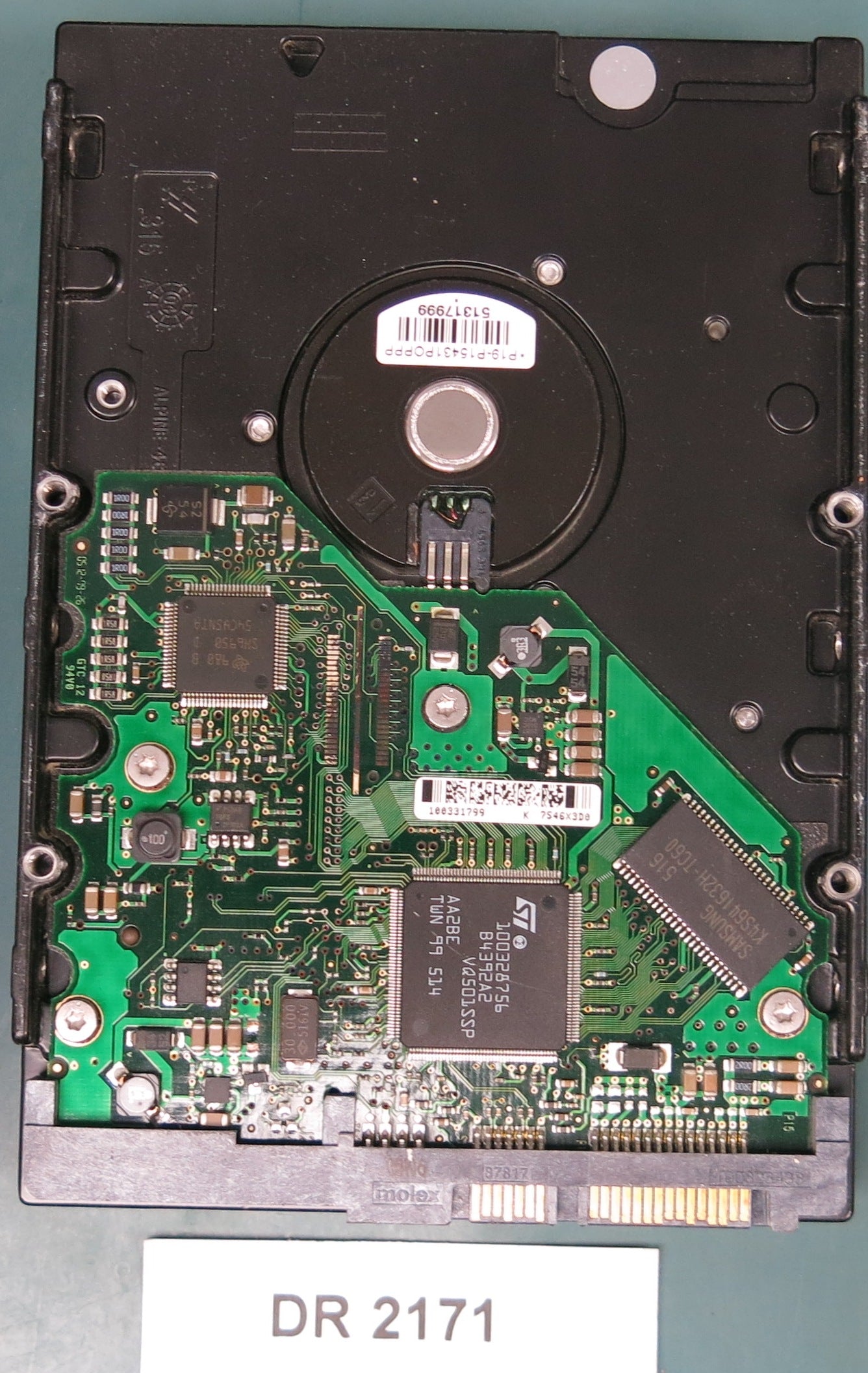 ST3120026AS, P/N: 9W2813-160, FW: 3.42, Serial: 4MS08XY6, 120GB 3.5,  PCB: 100336321 REV A