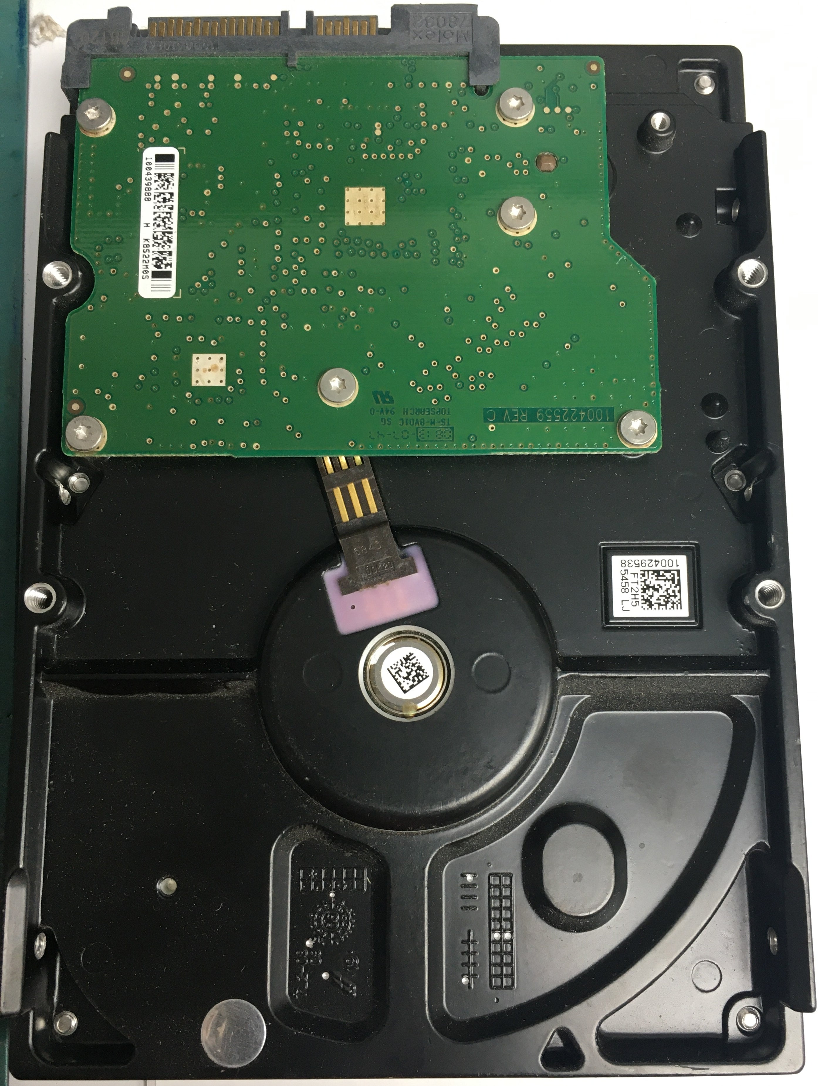 ST3160215SCE, P/N: 9CZ112-180, FW: 3.ACB, Serial: 6RX4K8RC, 160 GB 3.5, PCB: 100422559 REV C