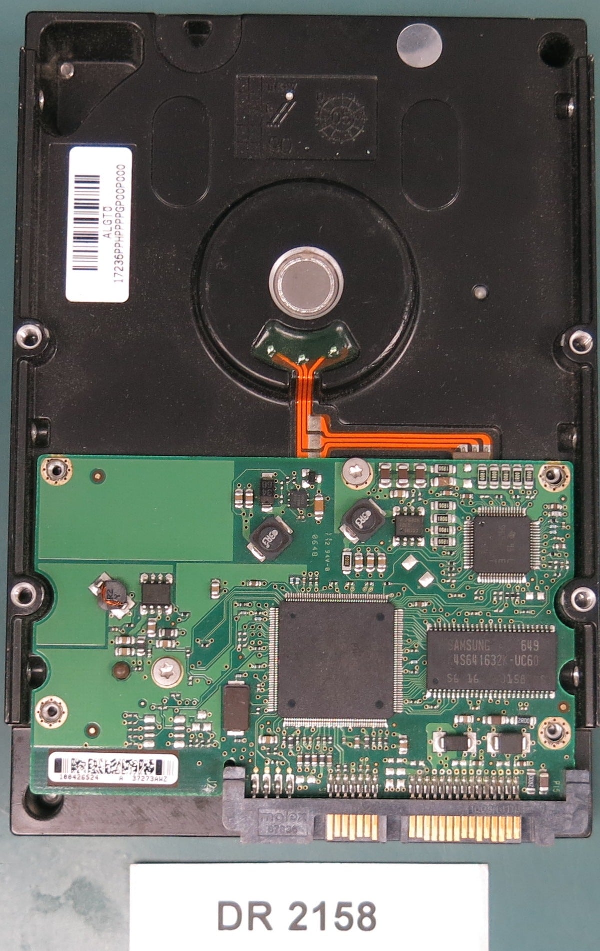 ST3160812AS, P/N: 9BD132-276, FW: 3.AAK, Serial: 5LSAFPAL, 160GB 3.5, PCB: 100387575 REV D