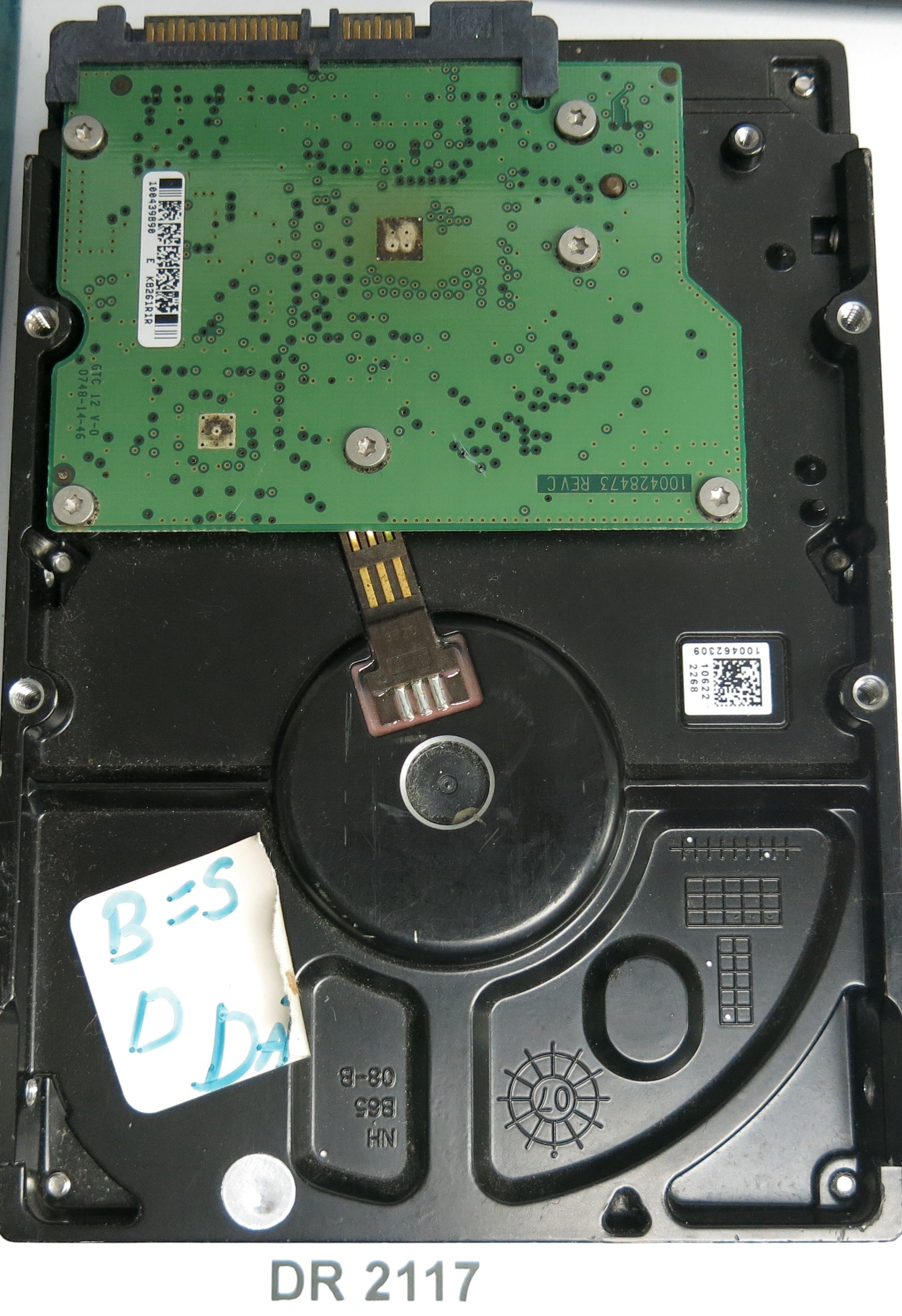 ST3160815SV, P/N: 9EM132-501, FW: 3.ACF, Serial: 5RA3EM6Q, 160GB 3.5, PCB: 100428473 REV A