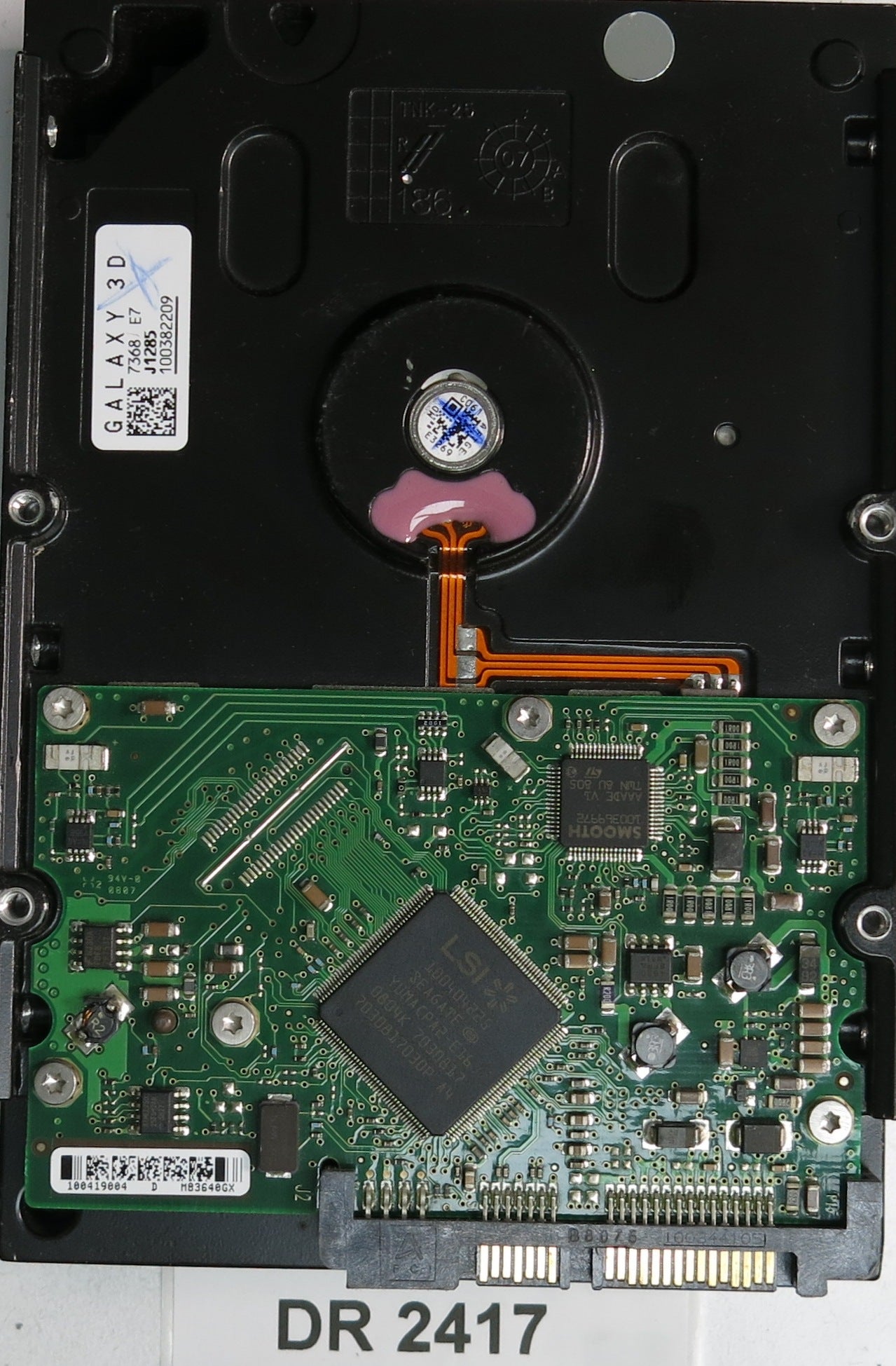 ST3250620NS, P/N:9BL14E-037, FW: 3BKS, Serial: 5QE5K70N, 250GB 3.5, PCB: 100406533 REV A