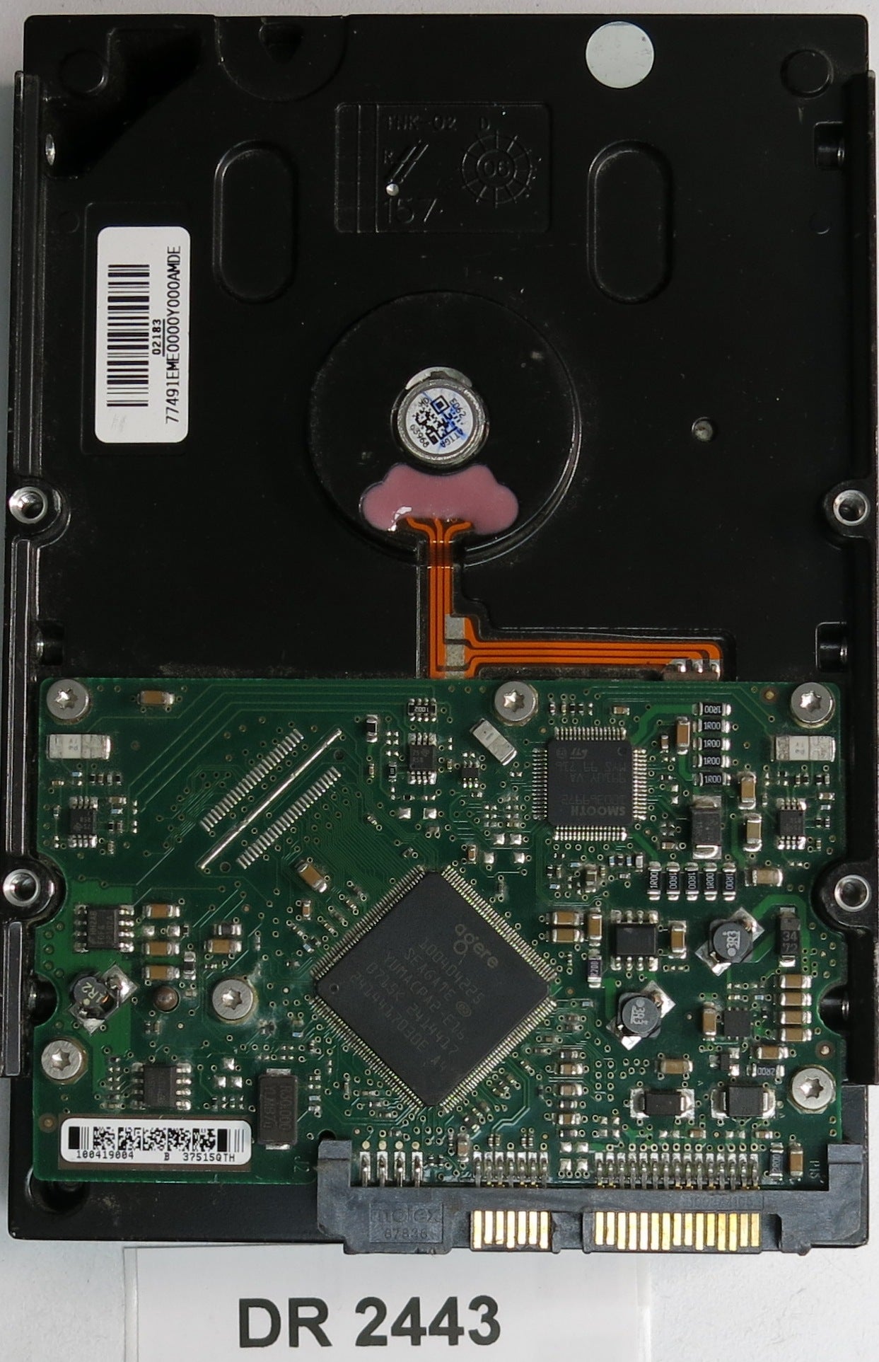 ST3250620NS, P/N: 9BL14E-302, FW: 3.AEG, Serial: 5QE3RJZJ, 250GB 3.5, PCB: 100405533 REV A