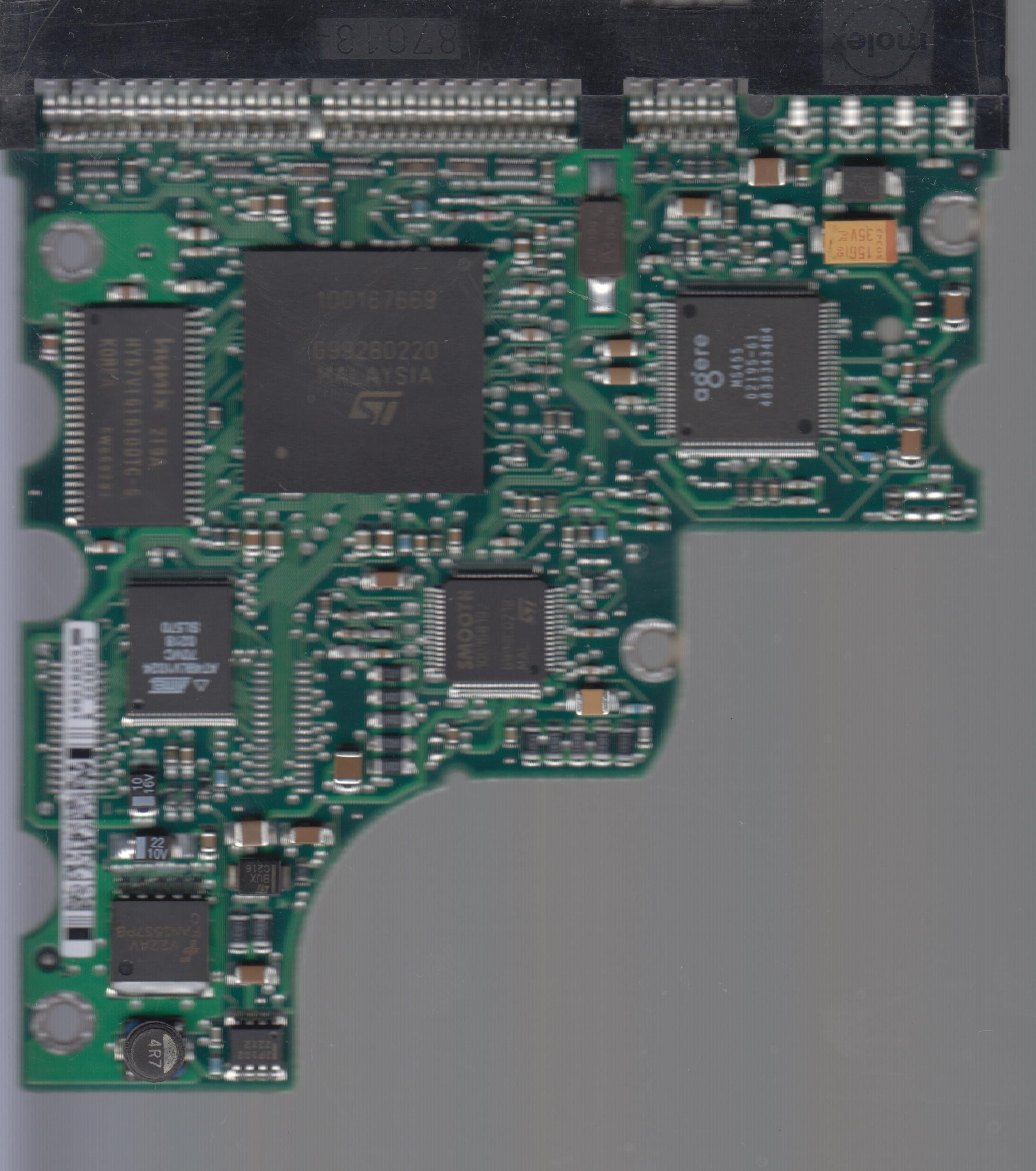 ST340016A P/N 9T6002-132 FW 3.75 100192507 REV A PCB