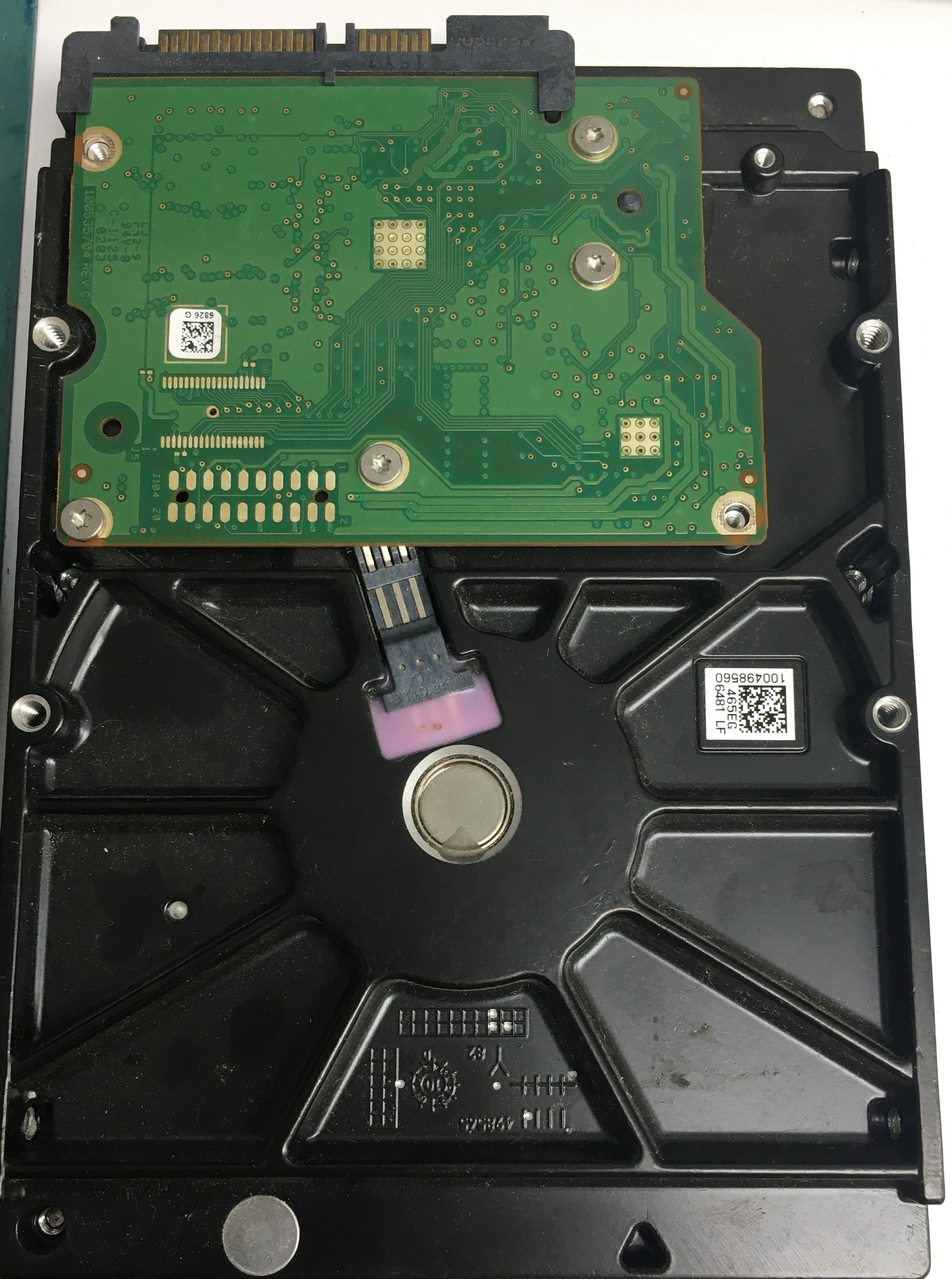 ST3500413AS P/N: 9YP142-519 FW: JC47 Serial: Z2A9WTNE 500GB 3.5  PCB: 100535704 REV C