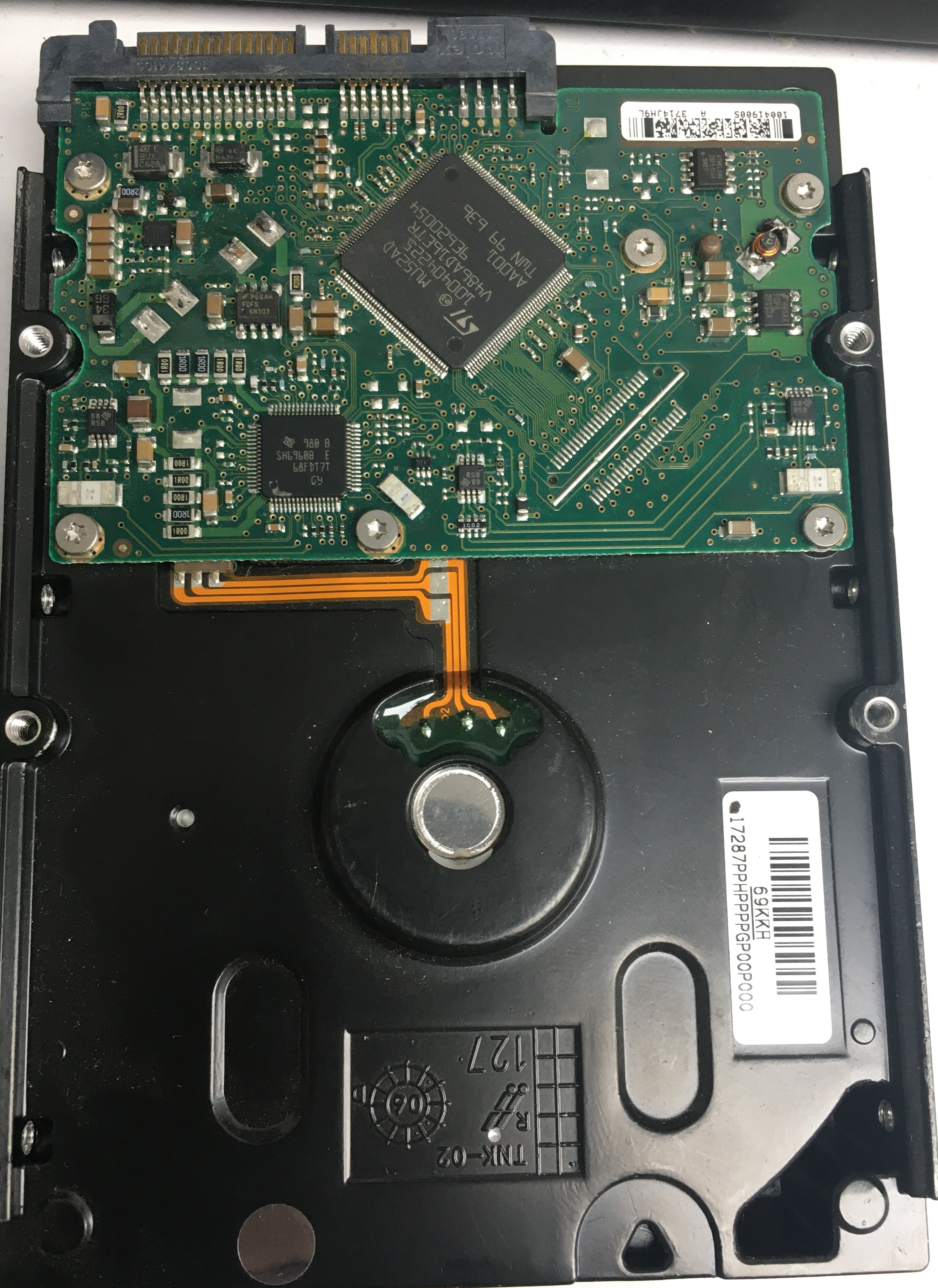 ST3500630NS, P/N: 9BL146-302, FW: 3.AEG, Serial: 9QG0A87C, 500GB 3.5