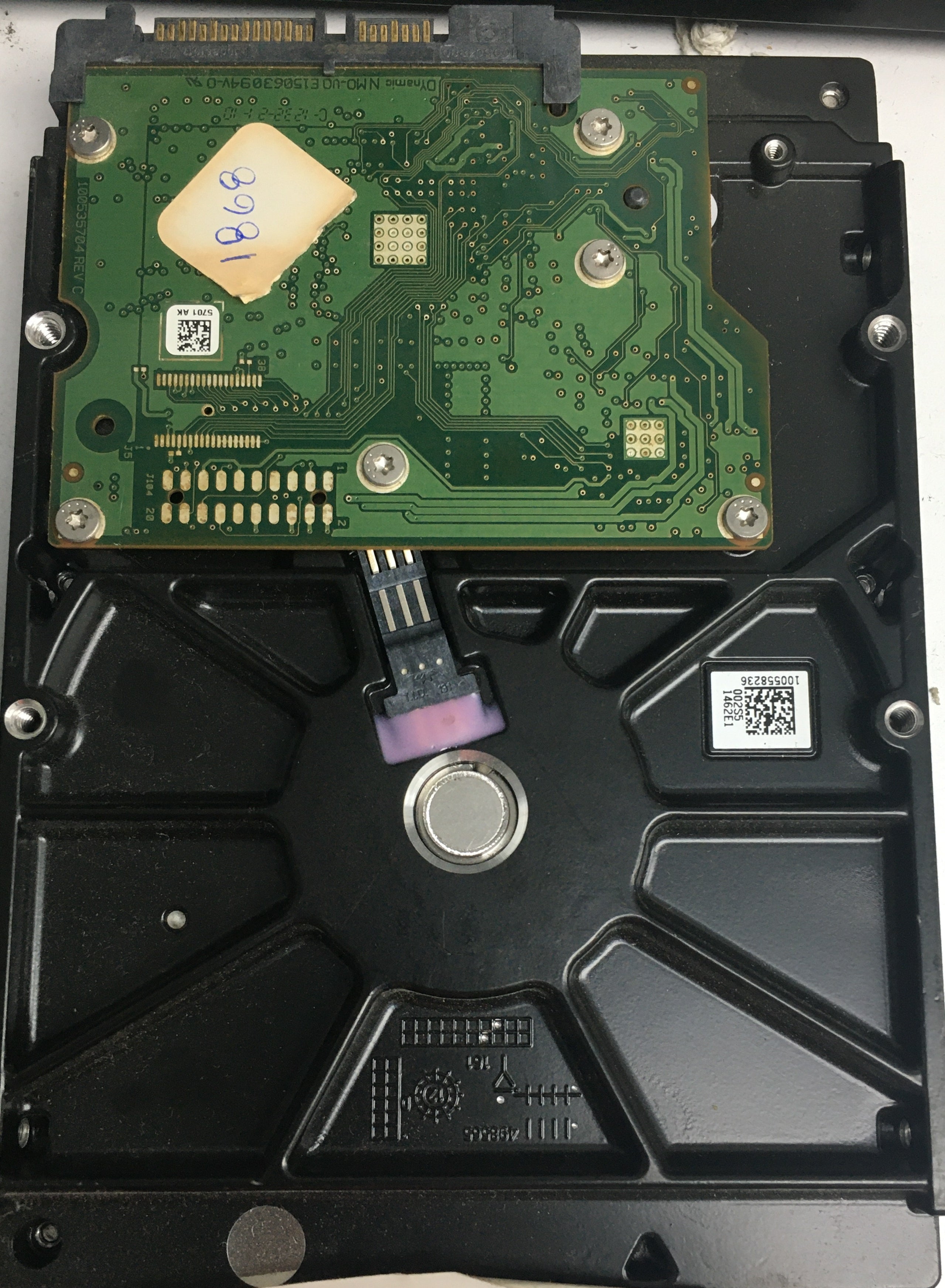 ST350312CS, P/N: 9GW132-671, FW: SC13, Serial: 6VVJXSE9, 500GB 3.5, PCB: 100535704 REV C