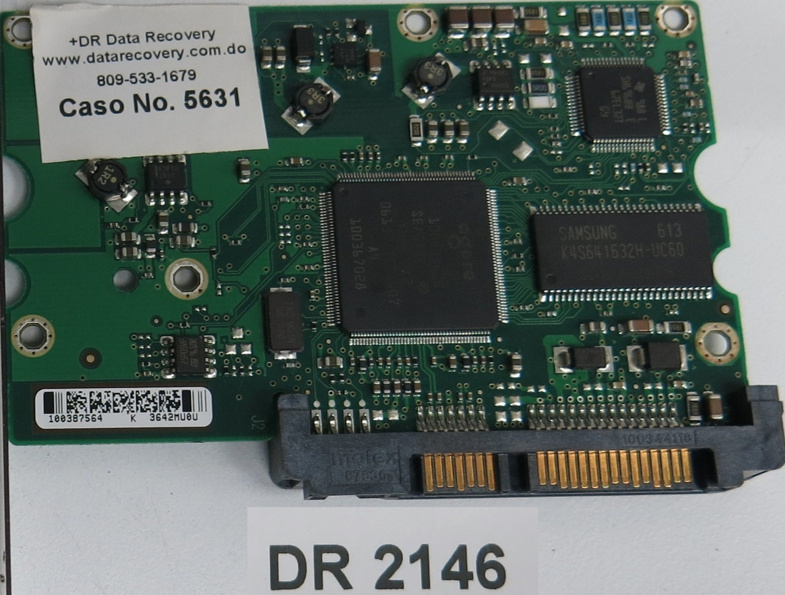 ST3808110AS, P/N: 9BD131-033, FW: 3.ADH, Serial: 5LR46WJS, 80GB 3.5,  PCB:100387575  REV C