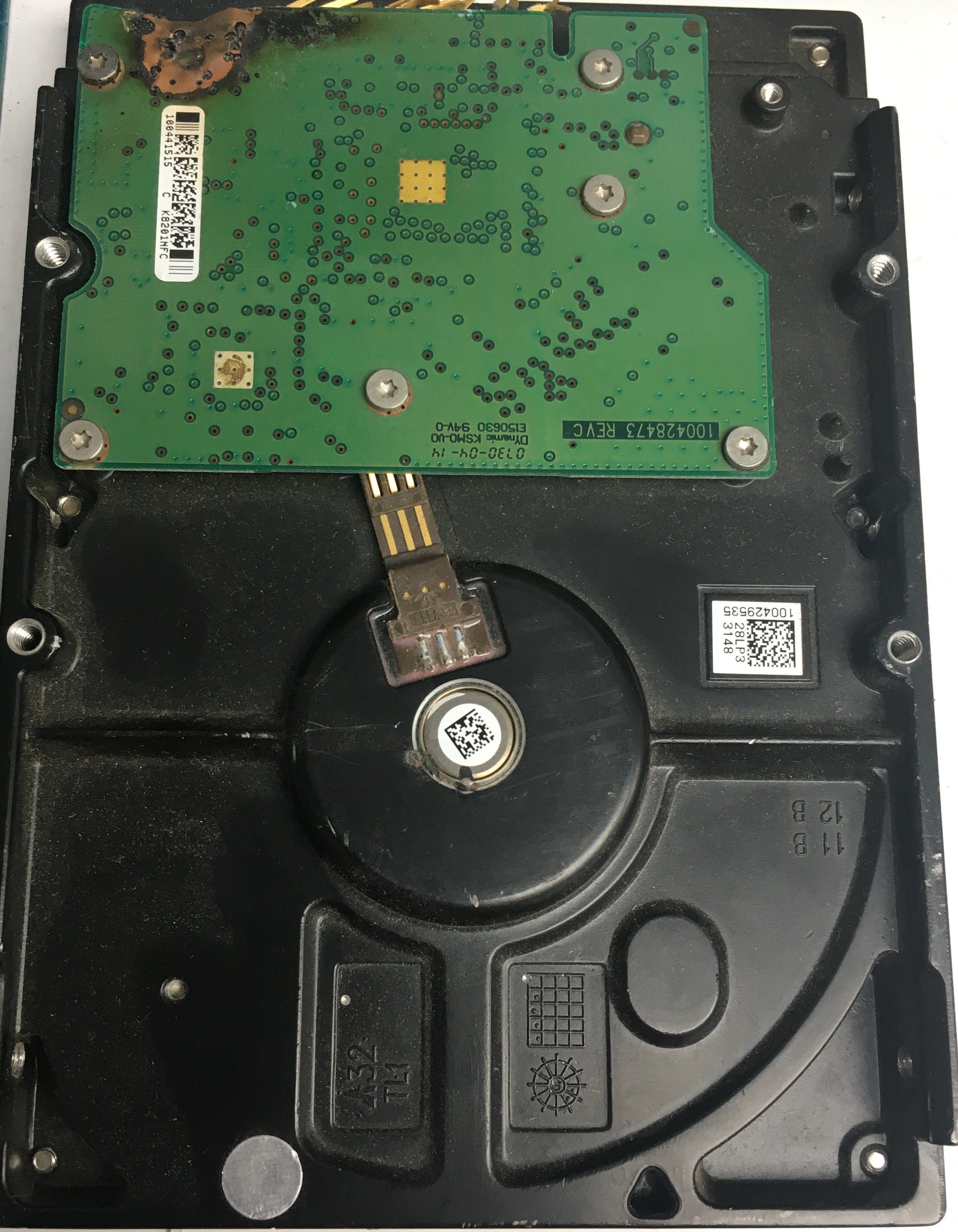 ST380815AS, P/N:  9CY131-020, FW: 3.CHF, Serial: 5RW242T3, 80GB 3.5