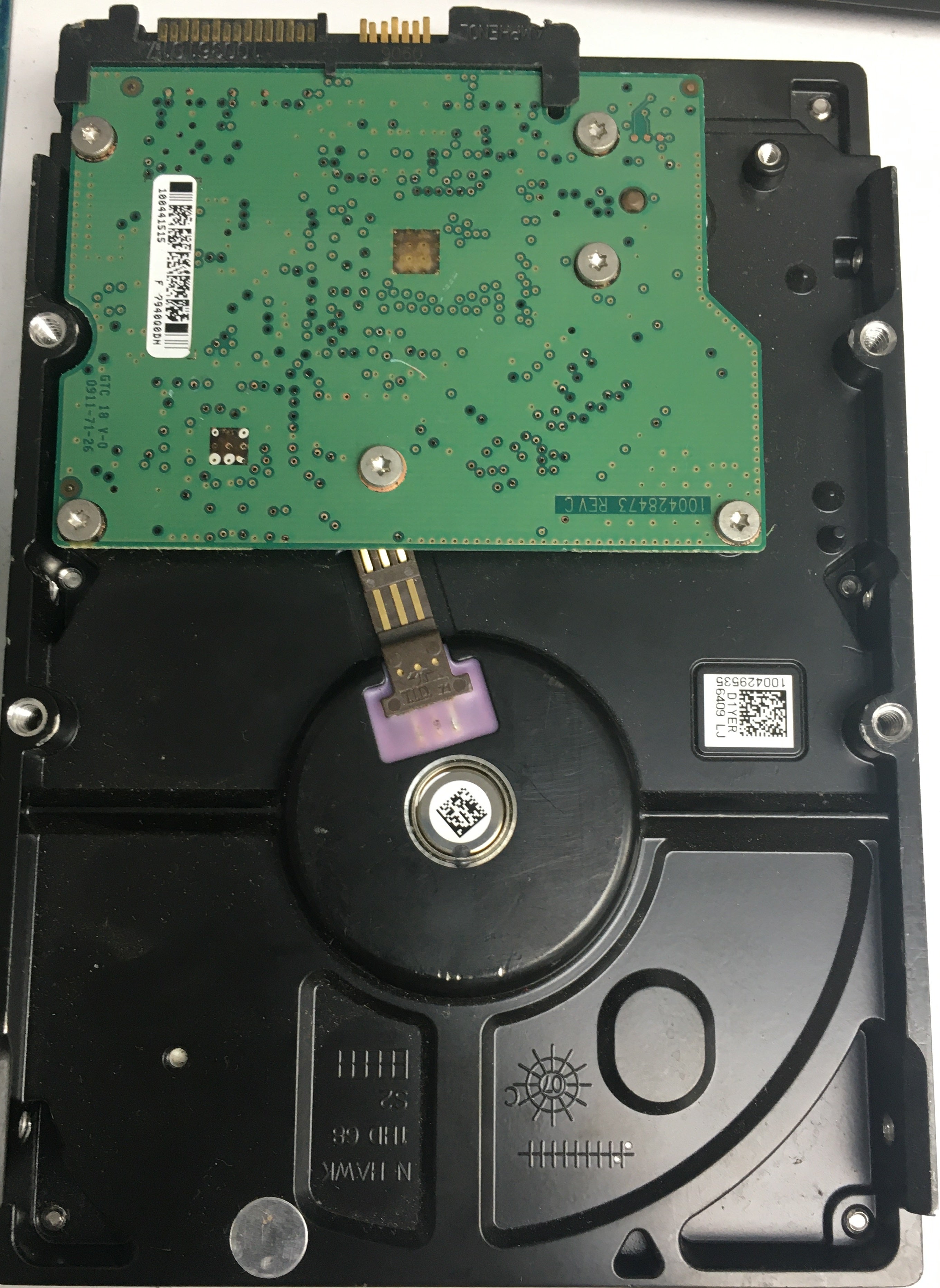 ST380815AS, P/N: 9CY131-021, FW: 3.CHH, Serial: 9RW5A1TP, 80GB 3.5