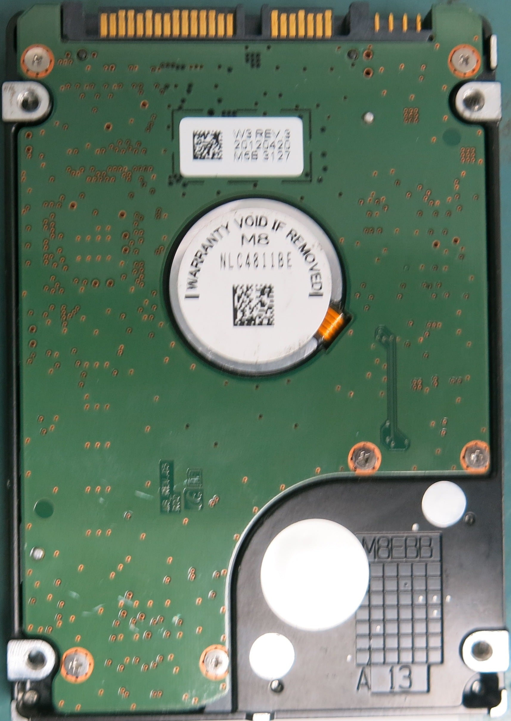 ST500LM012, SERIAL: S2U3J9DC501487, 500GB 2.5