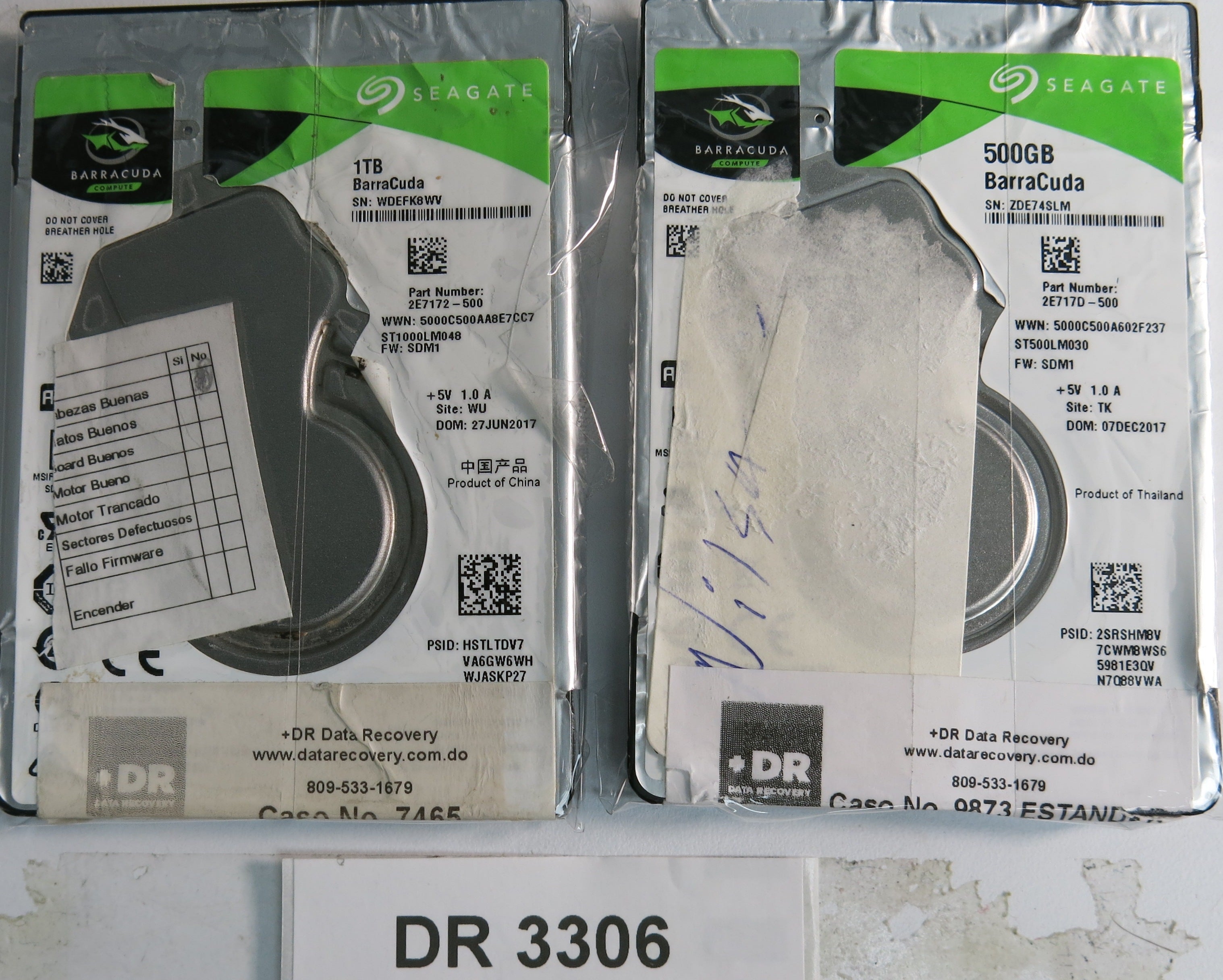 ST500LM030, Serial: ZDE74SLM, 500GB 2.5, PCB: 100809471 REV A