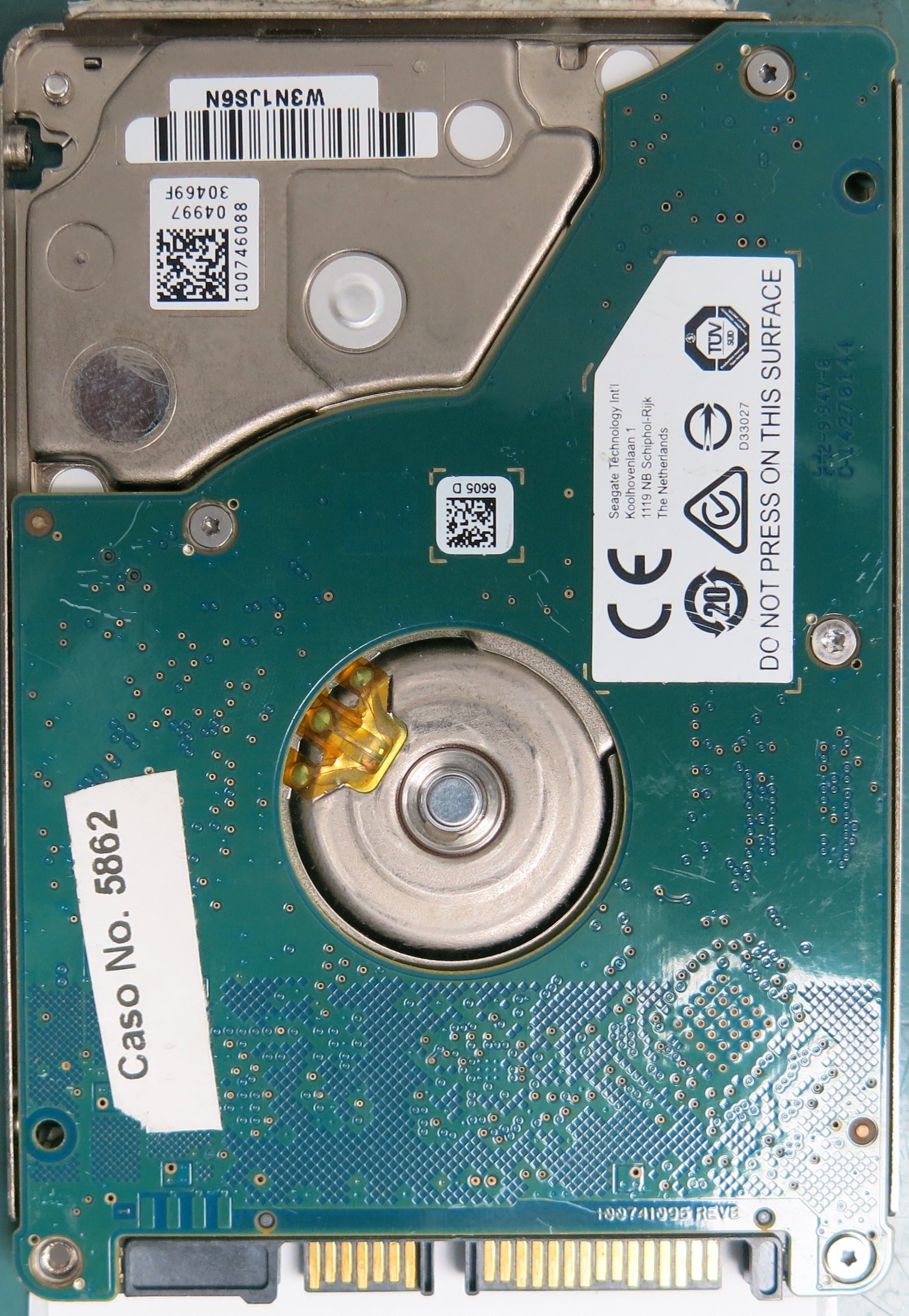 ST500LX012, P/N: 1LM162-030, FW: 002SDM1,  W3N1JS6N, 500GB 2.5