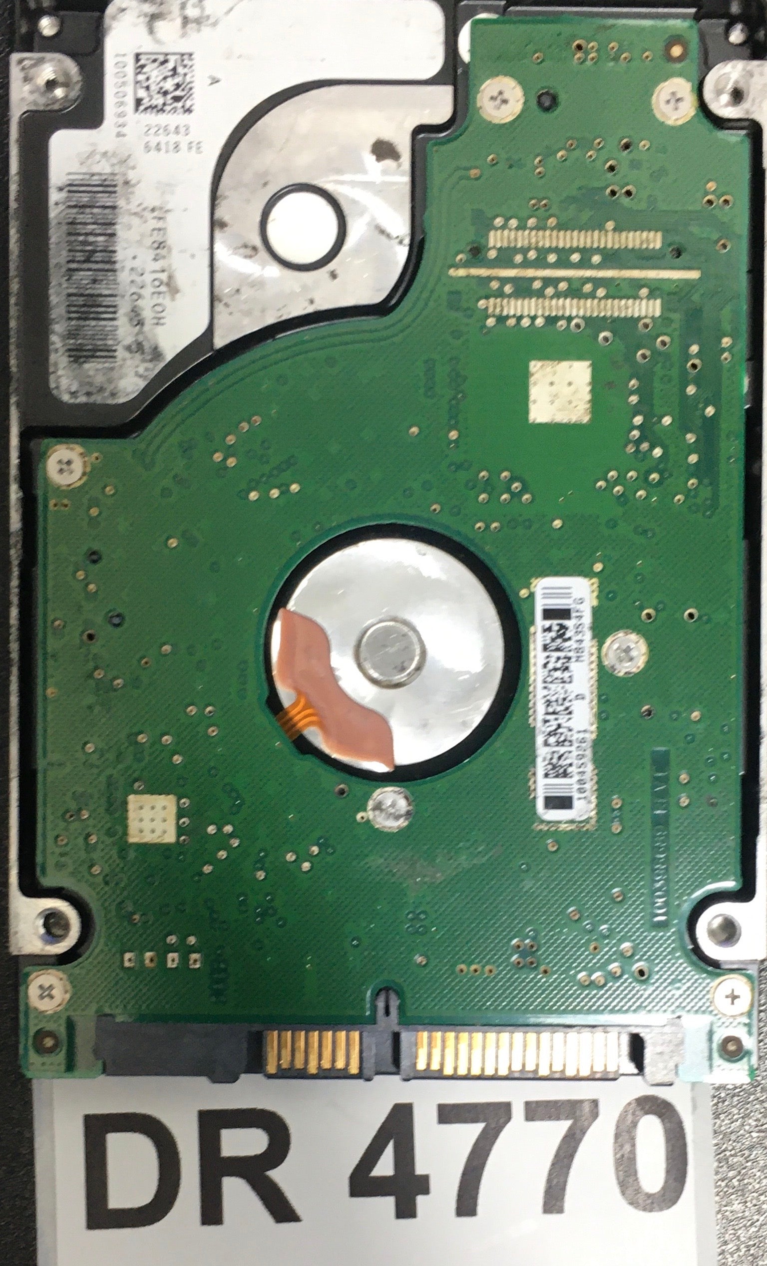 ST9160821AS,  P/N: 9S1134-022,  FW: 3.BHE,  Serial: 5MAC9JKJ,  160GB 2.5,  PCB: 100398689- REV C,