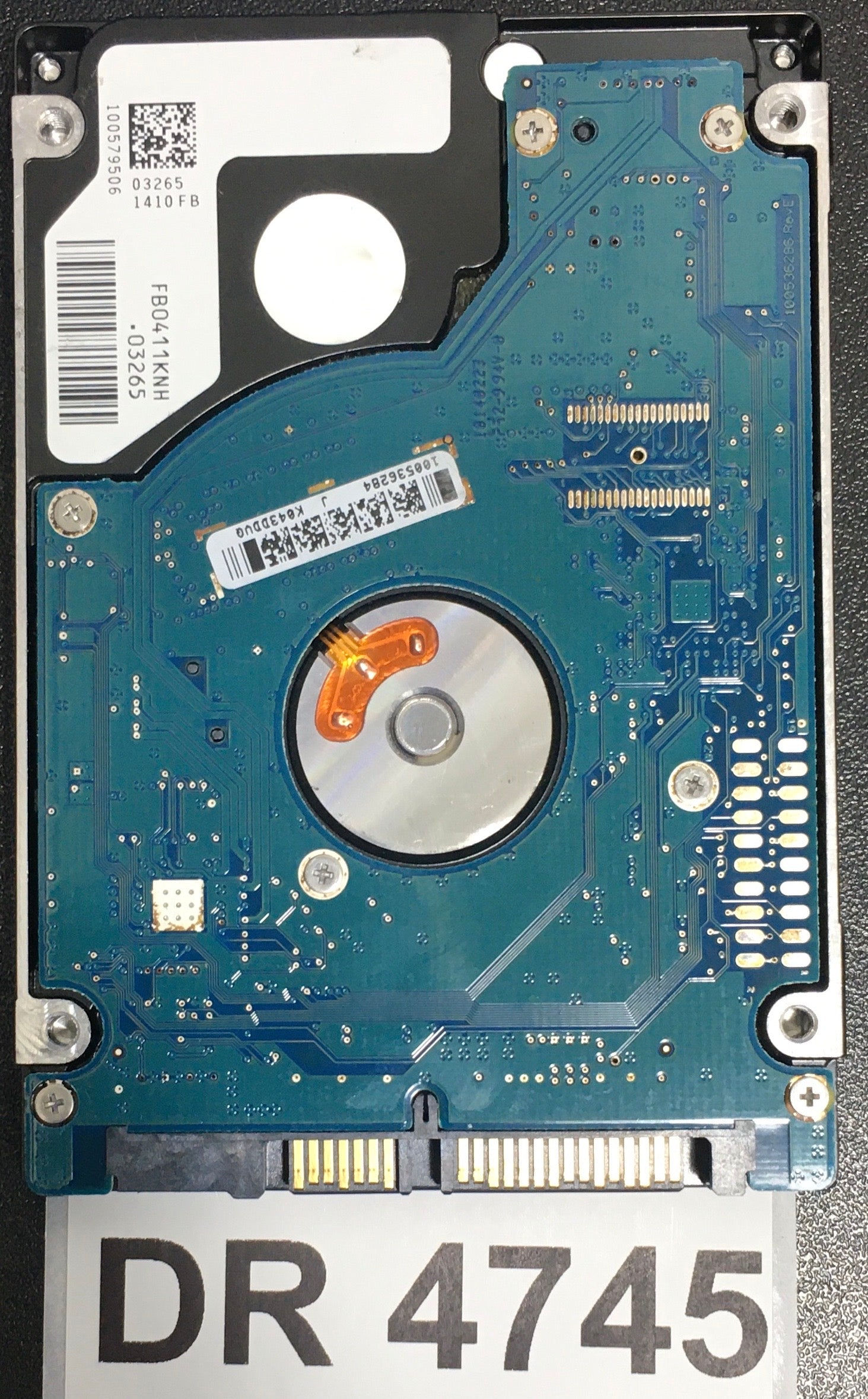 ST9250315AS,  Serial: 5VCH1A6A,  250GB 2.5,  PCB : 100536286 REV E,
