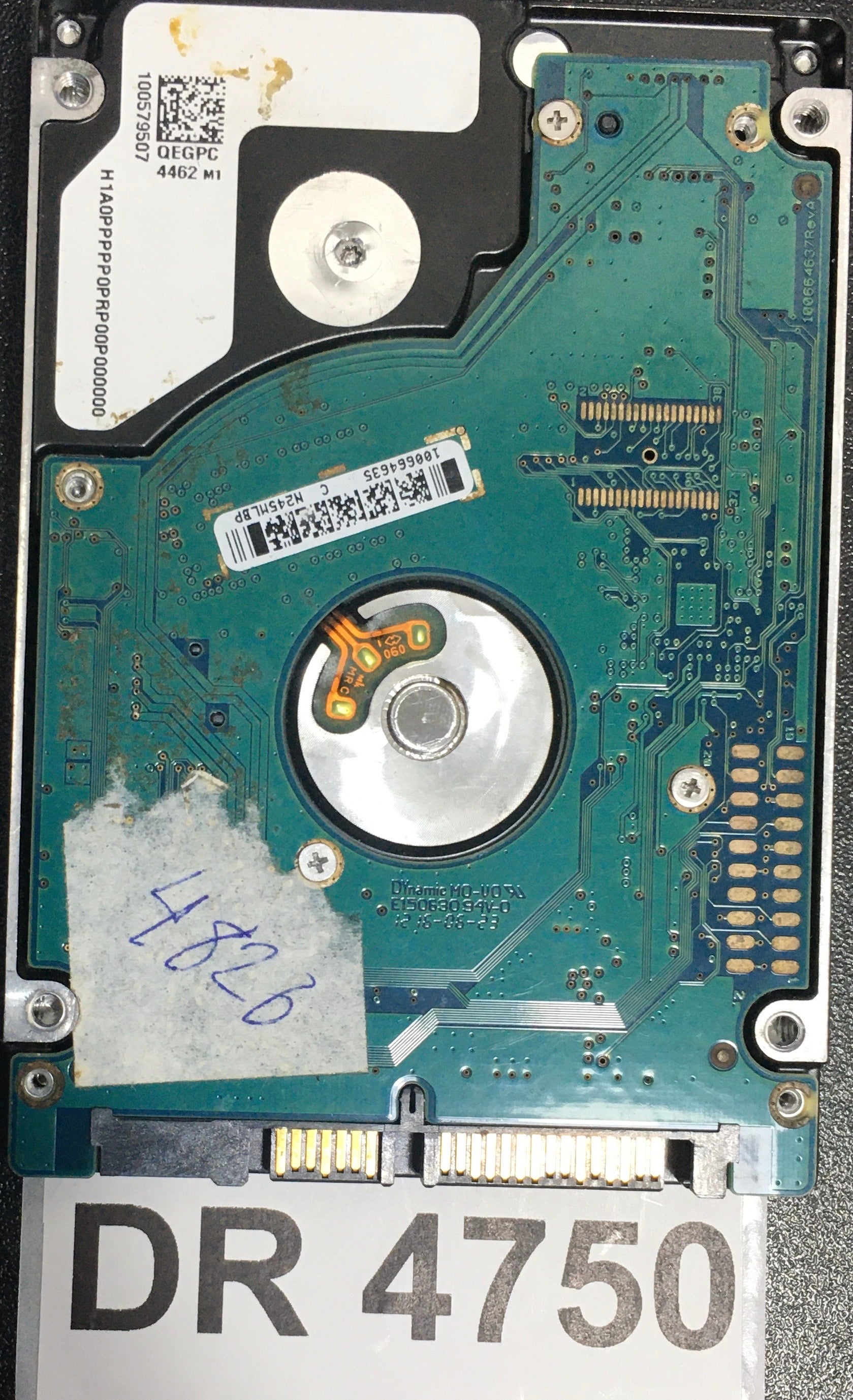 ST9500325AS,  P/N: 9HH134-567,  FW: 0003BSM1,  Serial: S2WKD6GA,  500GB 2.5,  PCB: 100664637- REV A,