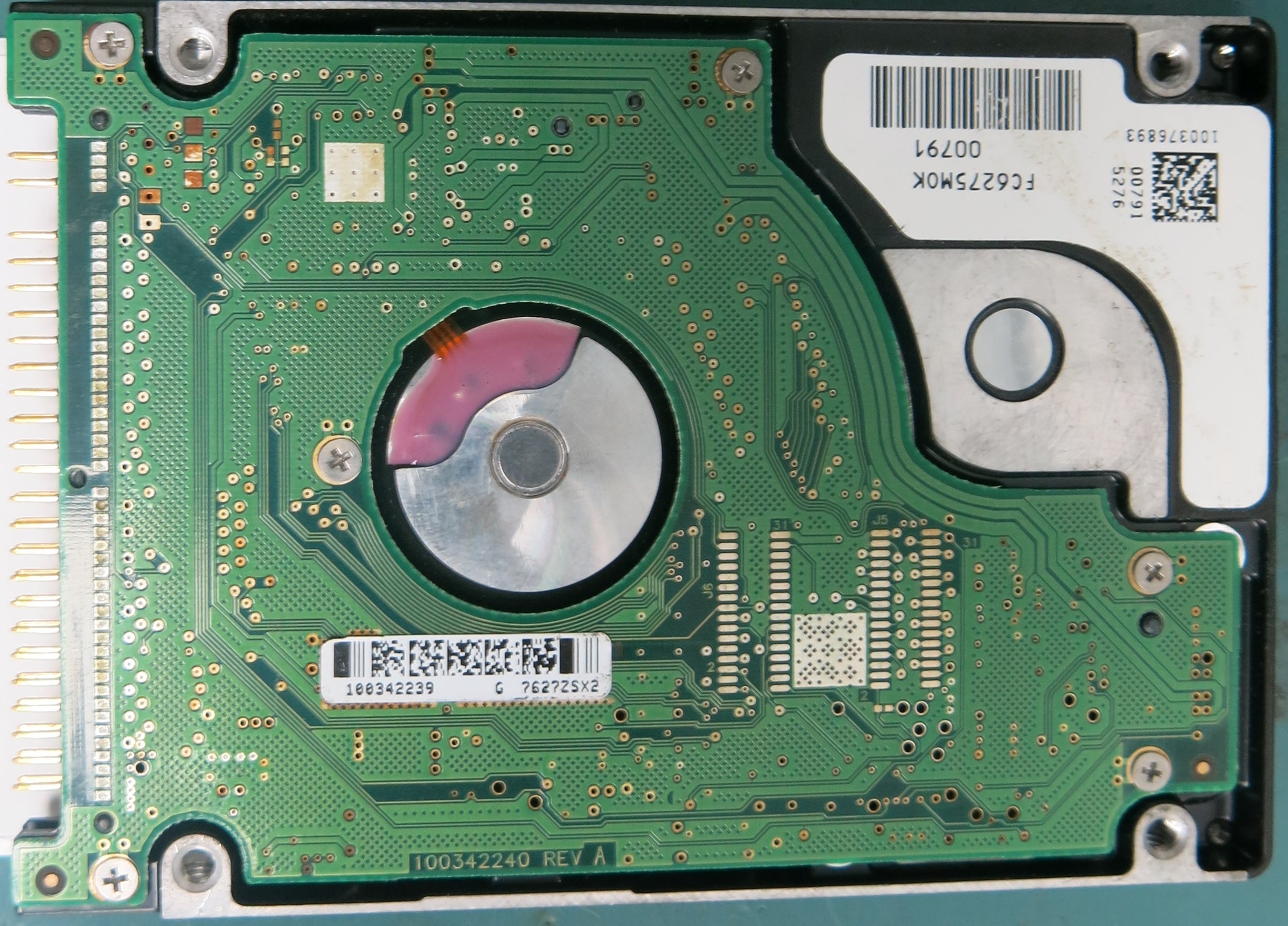 ST960822A, P/N: 9W3237-030, FW: 8.03, Serial: 3LF3CN6X, 60GB 2.5