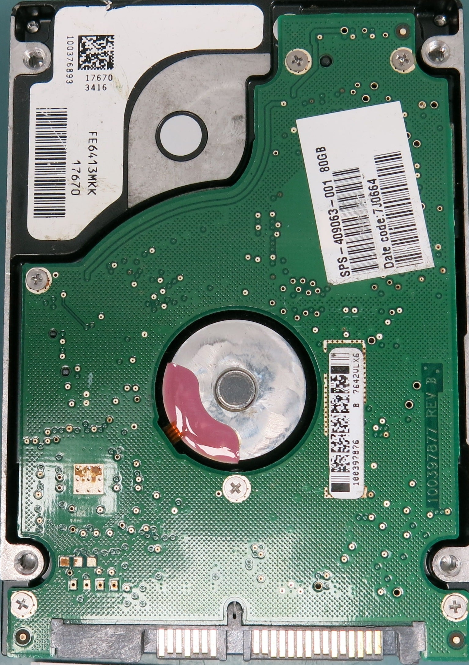 ST98823AS, P/N:  9W3183-023,  FW: 3.05, Serial Number: 3PK0K1XF,  80GB 2.5,  PCB: 100397877 REV A,