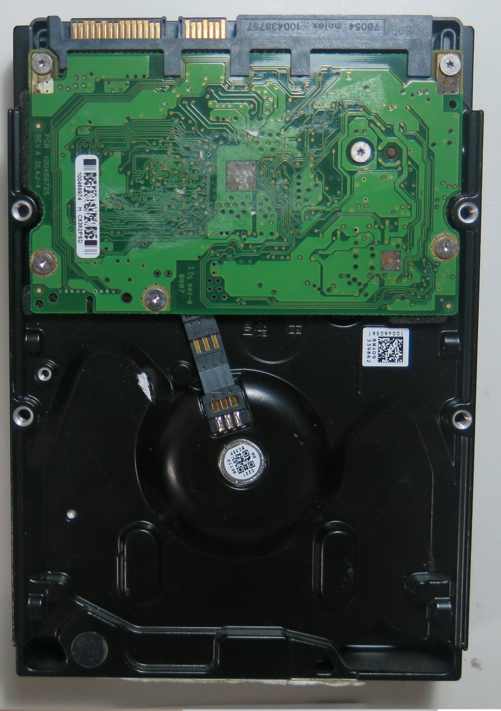 STM3500320AS PCB: 100466725 REV A SERIAL NUMBER: 9QM35TWX PN 9GT154-325 FW MX15 500GB