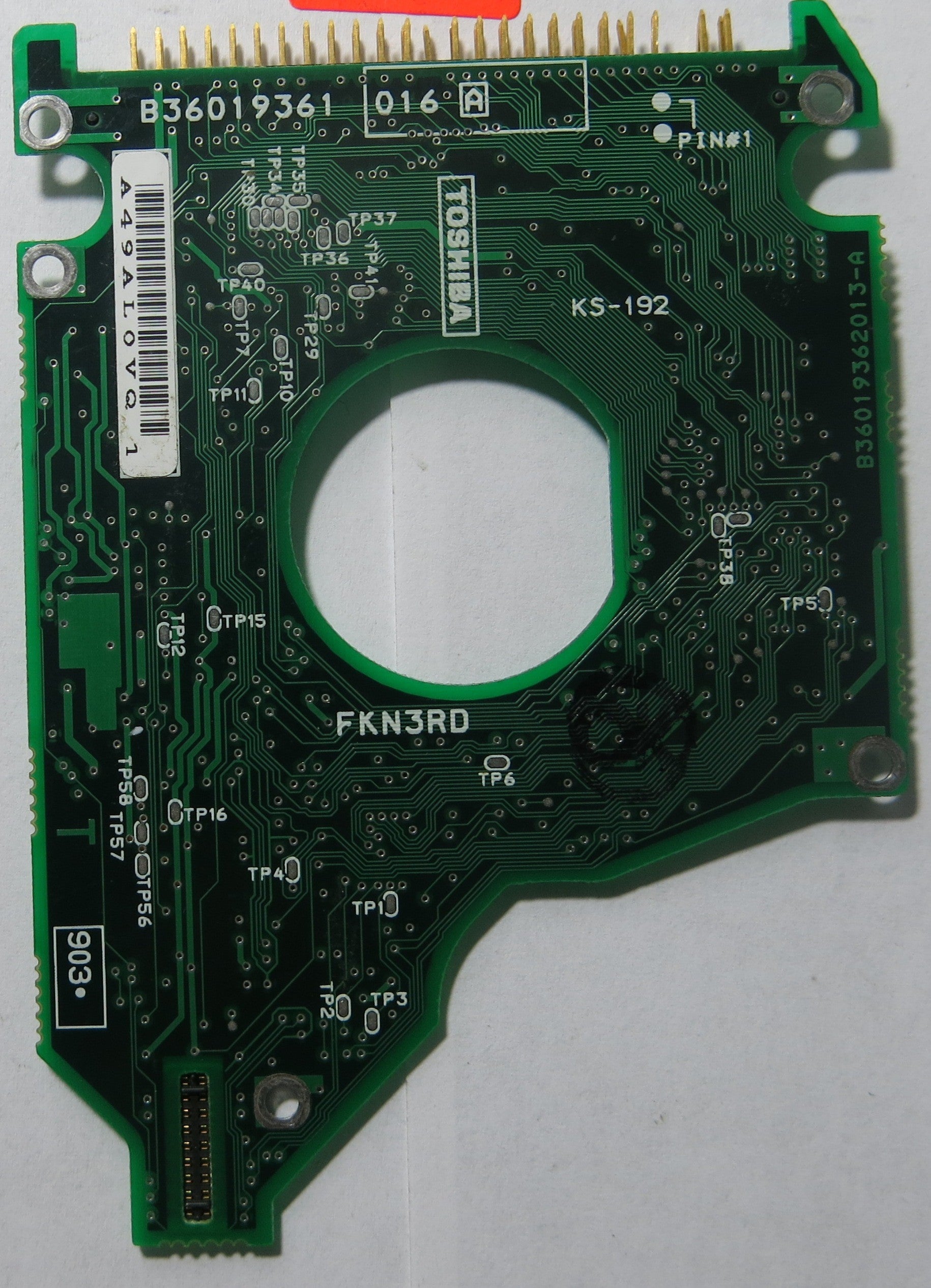 TOSHIBA B36019362013-A PCB