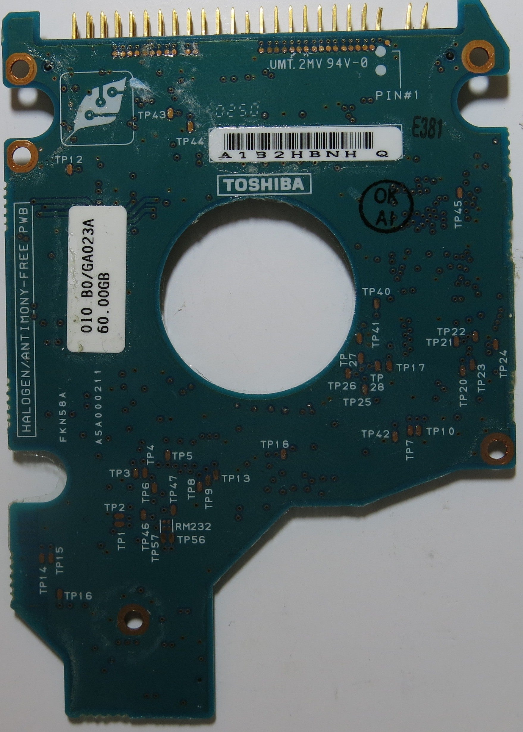TOSHIBA B36019922019-A PCB