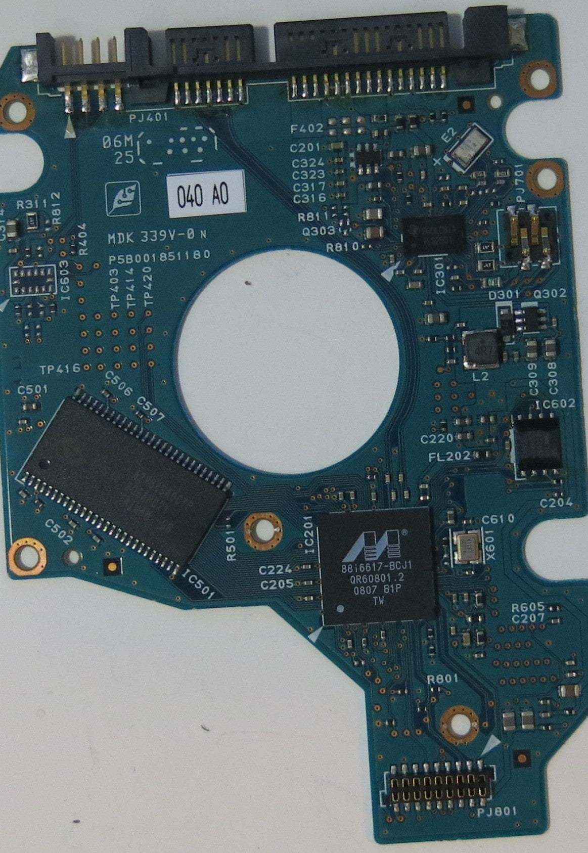 TOSHIBA MK1637GSX HDD2D60 C ZL01 T,  PCB