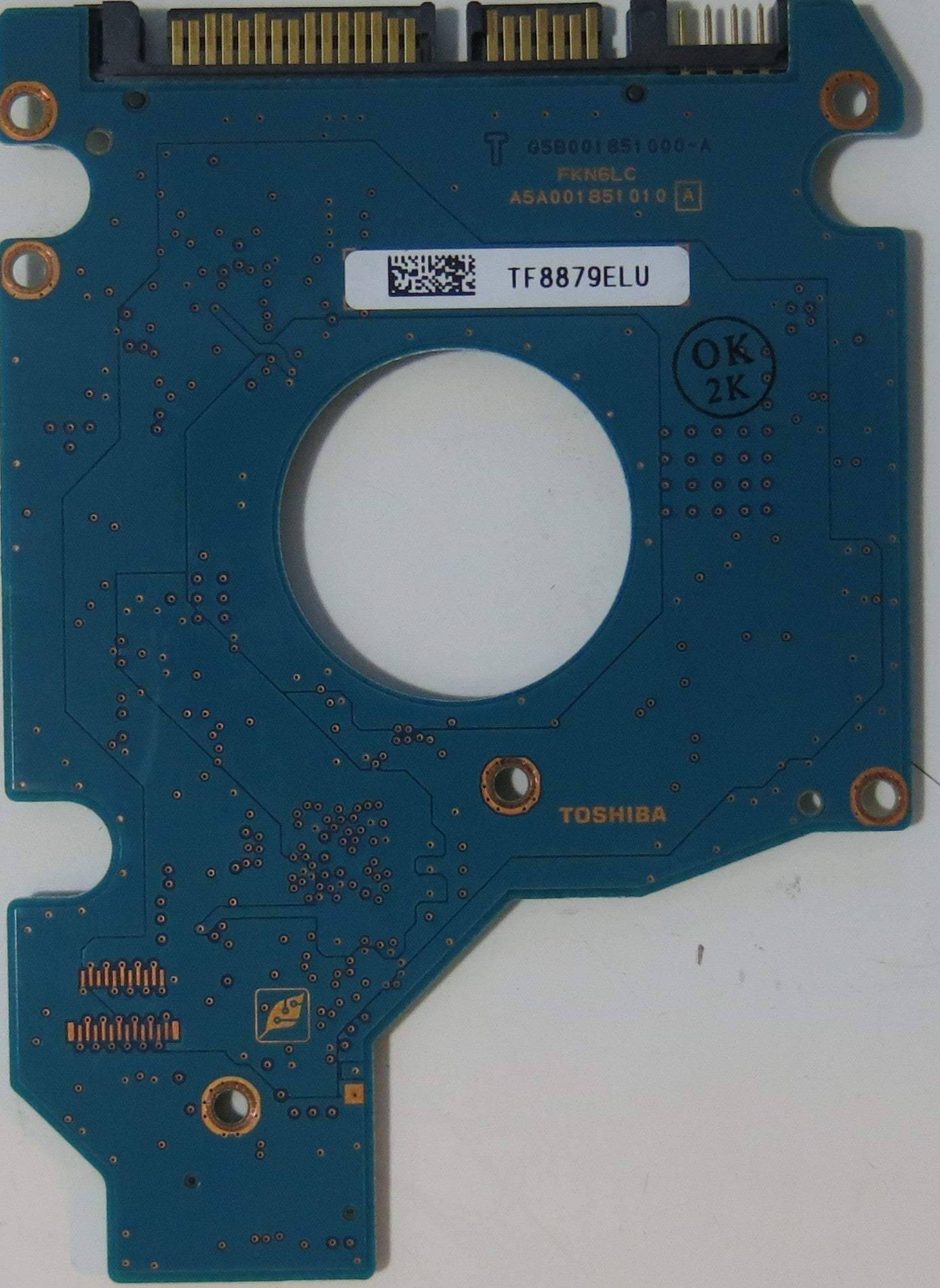 TOSHIBA MK1637GSX HDD2D60 C ZL01 T,  PCB