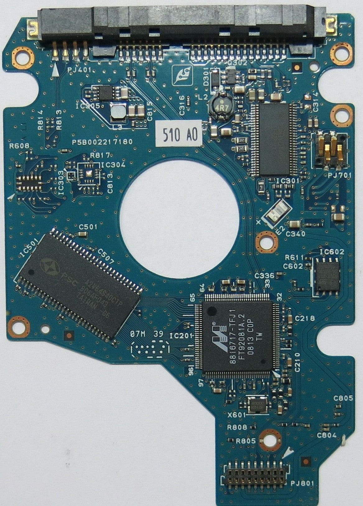 TOSHIBA MK1652GSX HDD2H03 F VL01 S,  PCB