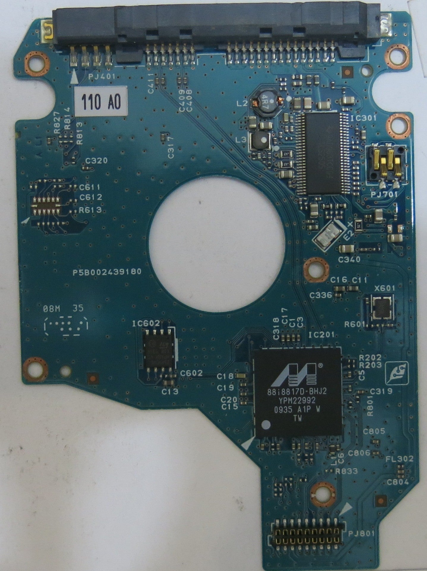 TOSHIBA  MK1655GSX HDD2H25 E UL01 S G002439-0A PCB