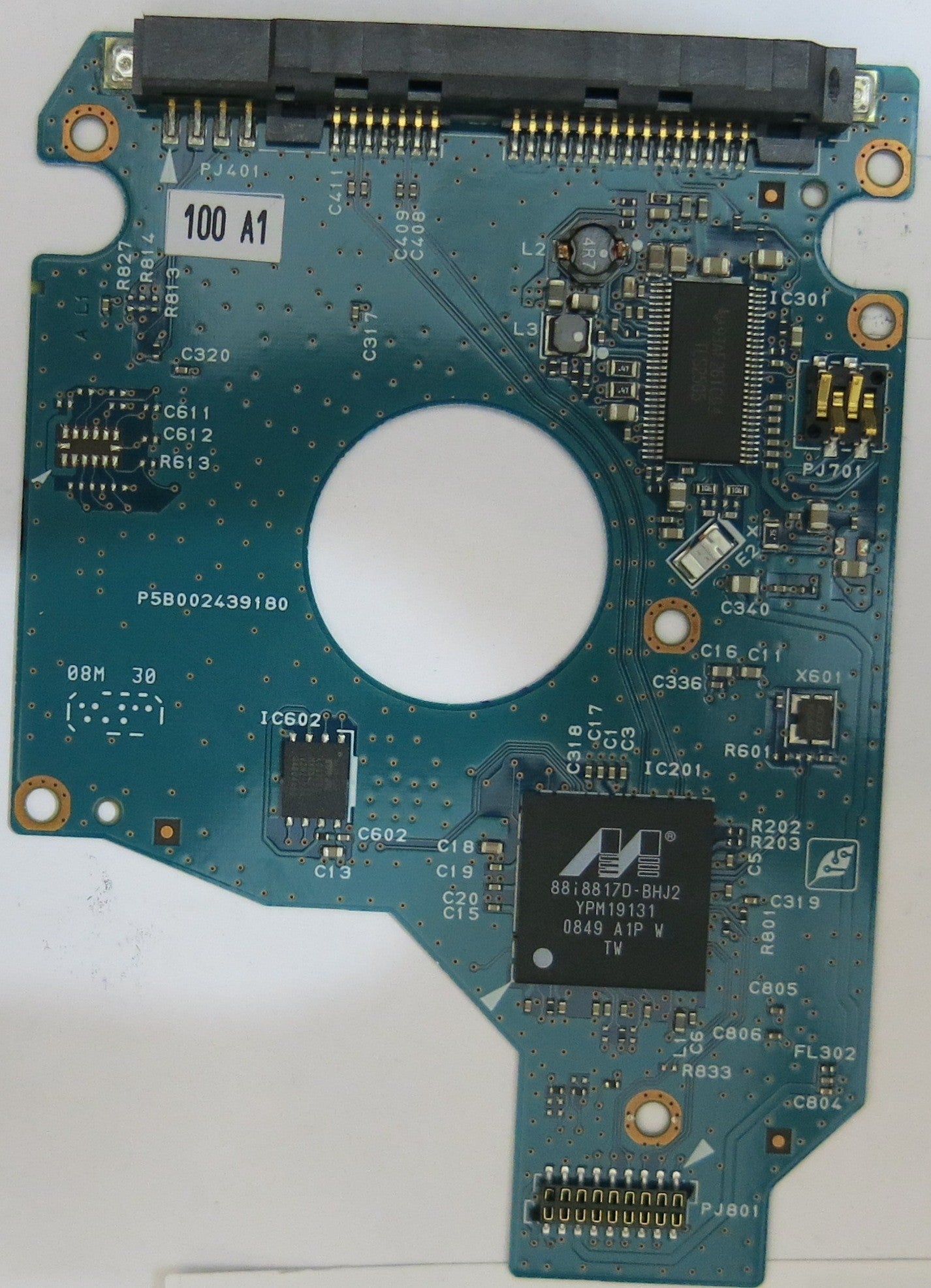 TOSHIBA MK1655GSX HDD2H25 F VL01 S G002439-0A PCB