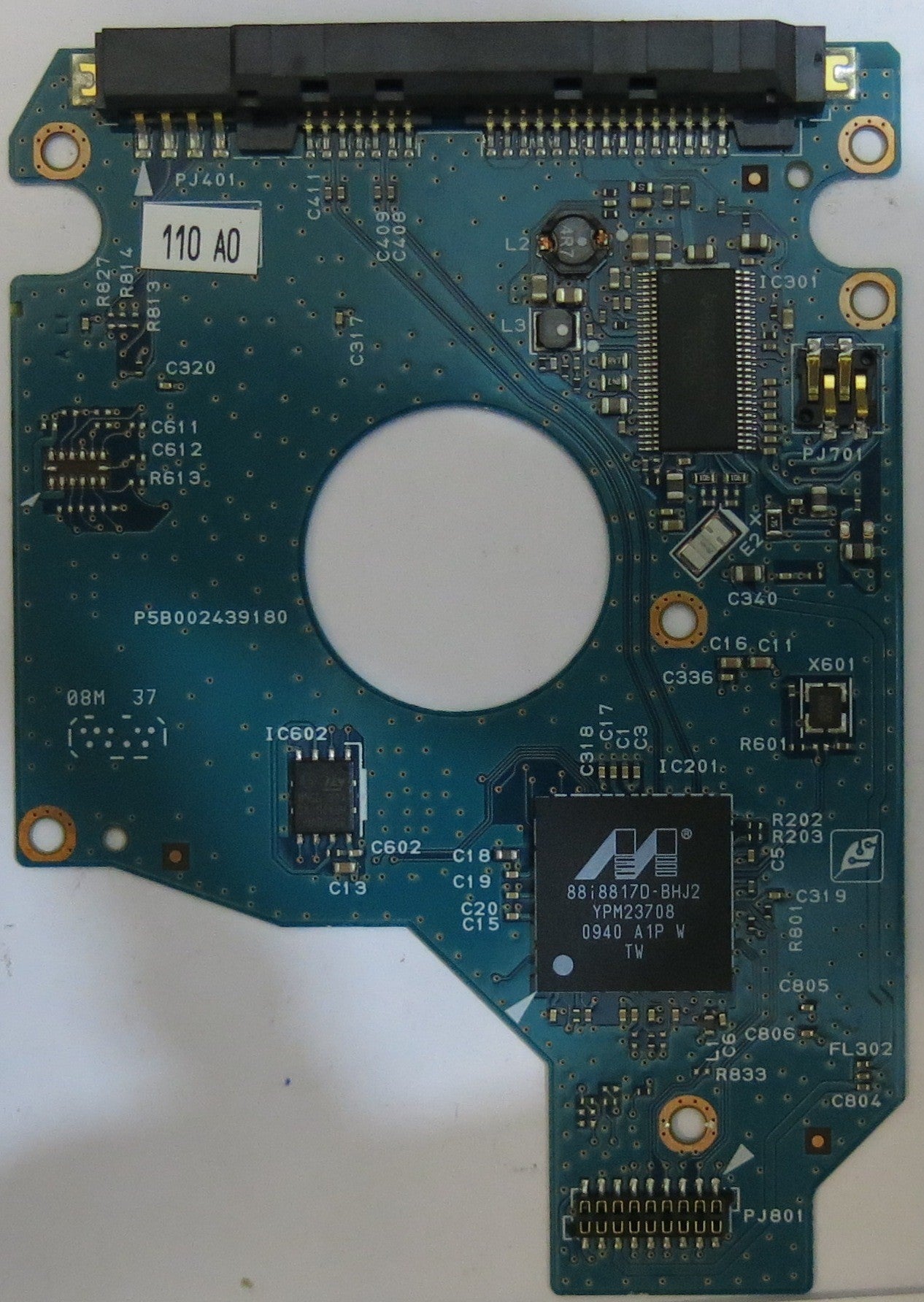 TOSHIBA MK1655GSX HDD2H25 H ZR01 T  G002439 0A PCB