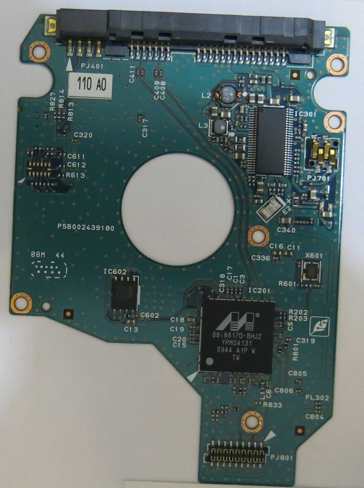 TOSHIBA MK1655GSX HDD2H25 H ZR01 T  G002439-0A PCB