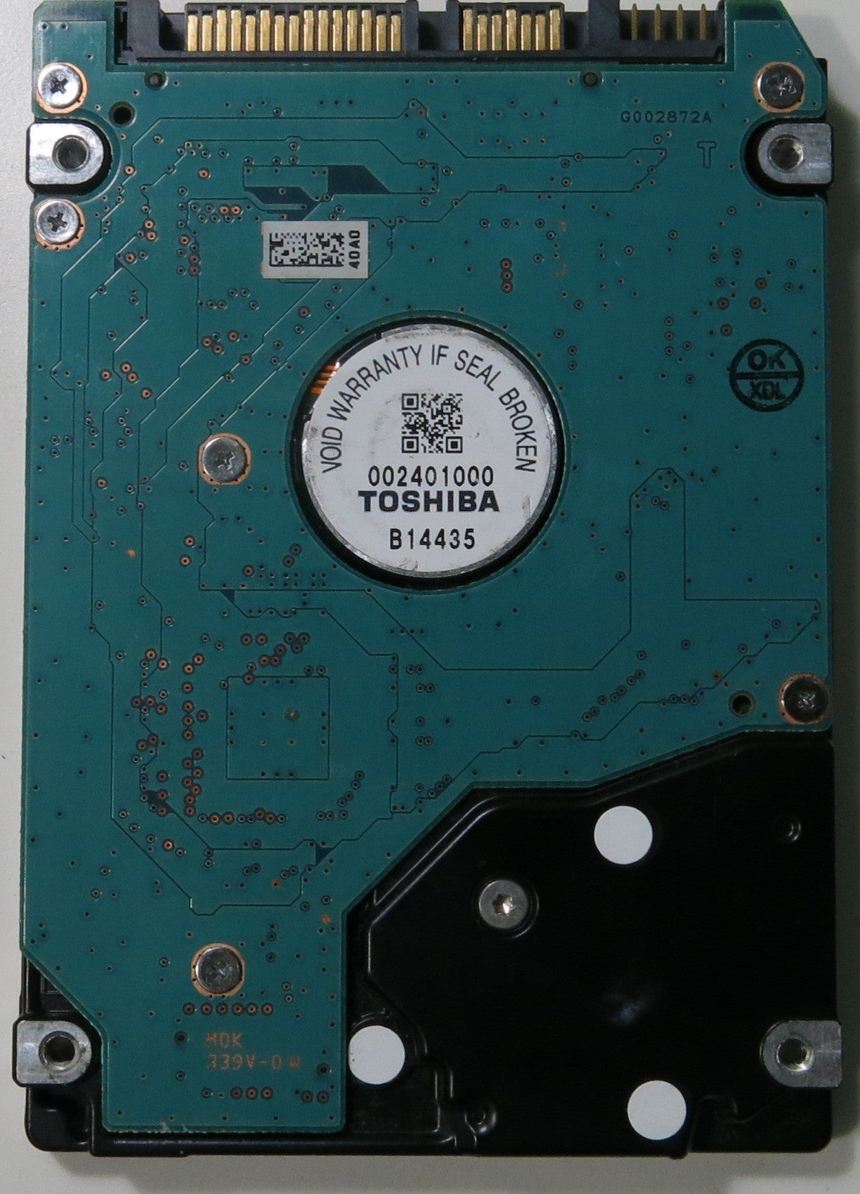 MK1661GSYN HDD2F25 C SL01 B PCB G002872A,  160.GB