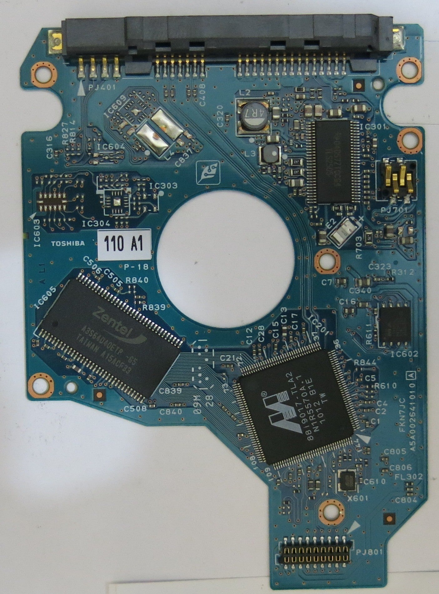 TOSHIBA MK1665GSX HDD2D85 H ZK01 S G002641A PCB