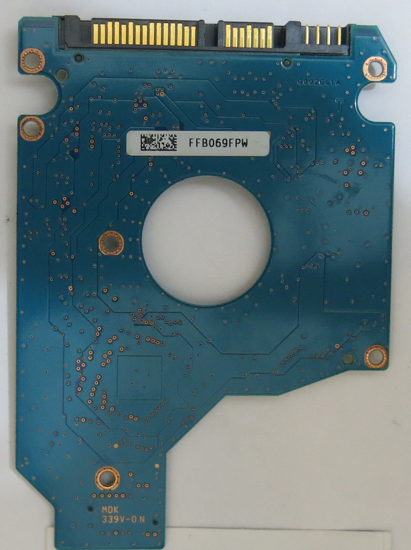 TOSHIBA MK1665GSX HDD2D85 H ZK01 S G002641A PCB