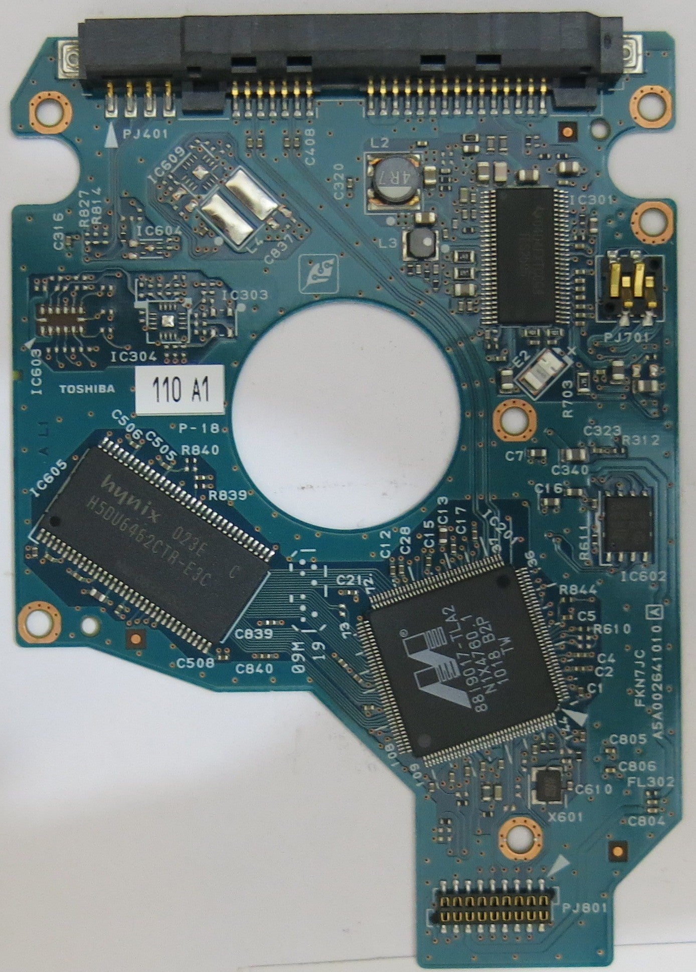 TOSHIBA  MK1665GSX HDD2H82 H ZK01 T G002641A PCB