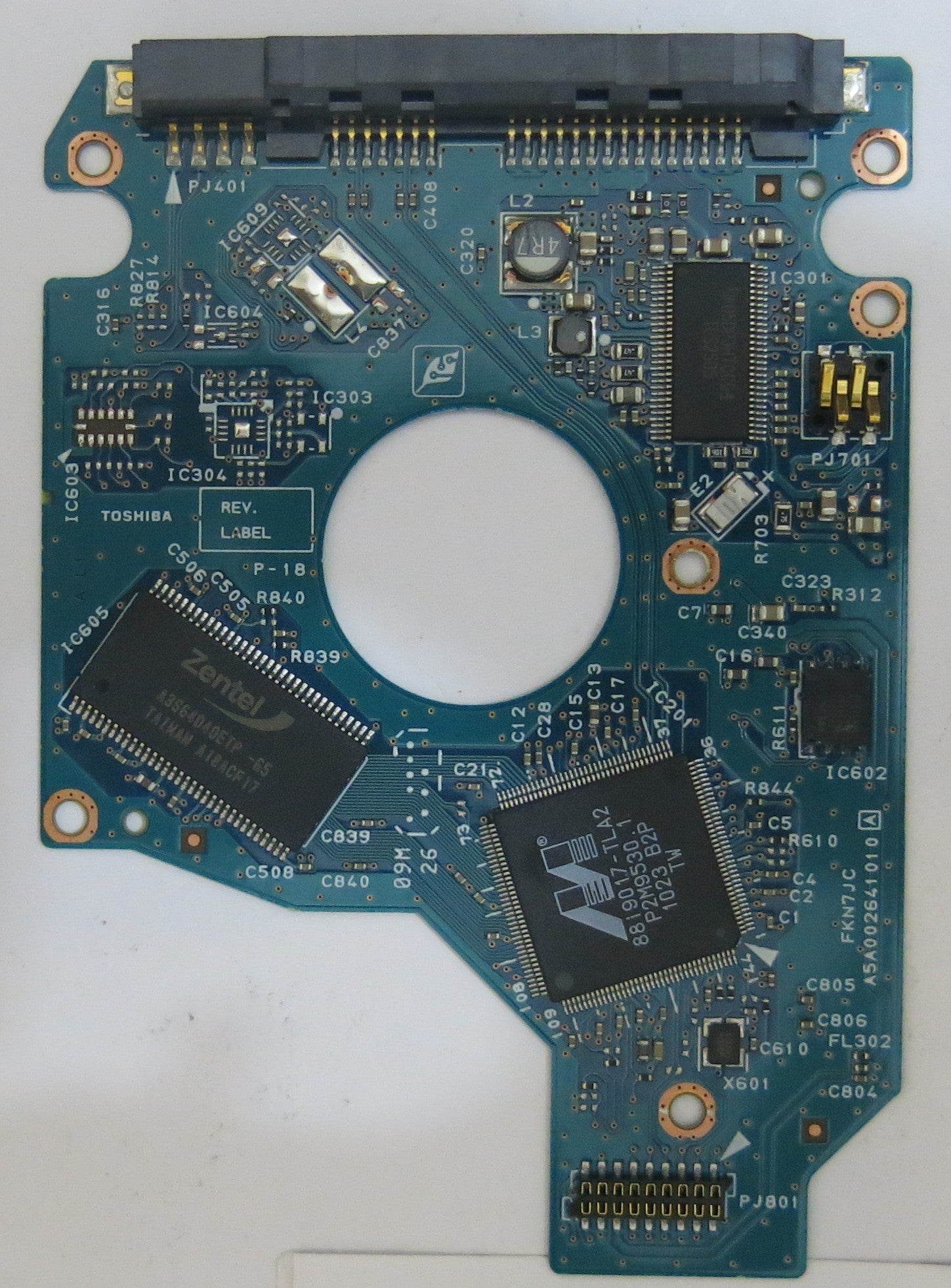 TOSHIBA MK1665GSX HDD2H85 B ULO2 B G002641A PCB