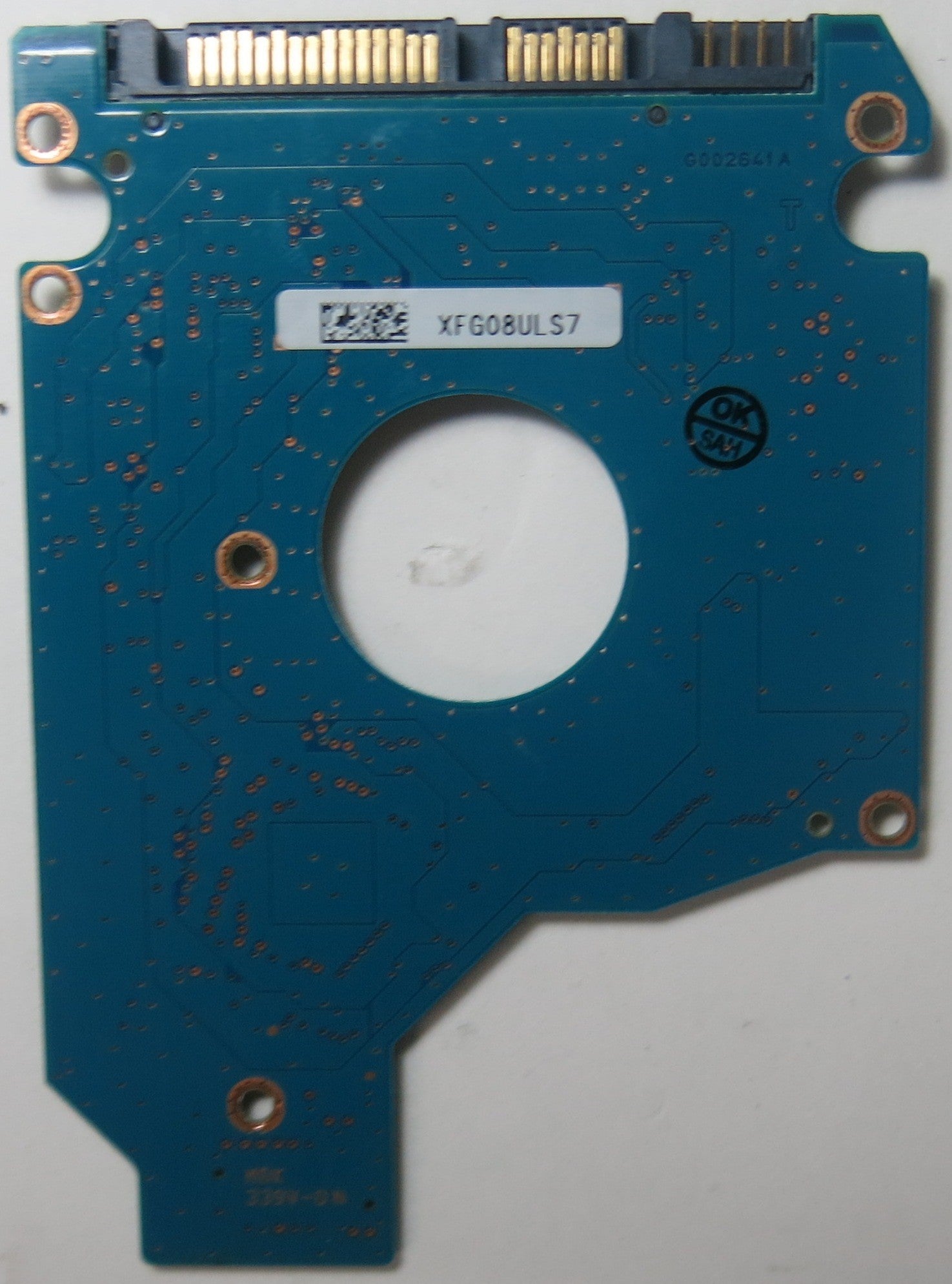 TOSHIBA MK1665GSX HDD2H85 H ZK01 B, G002641A PCB