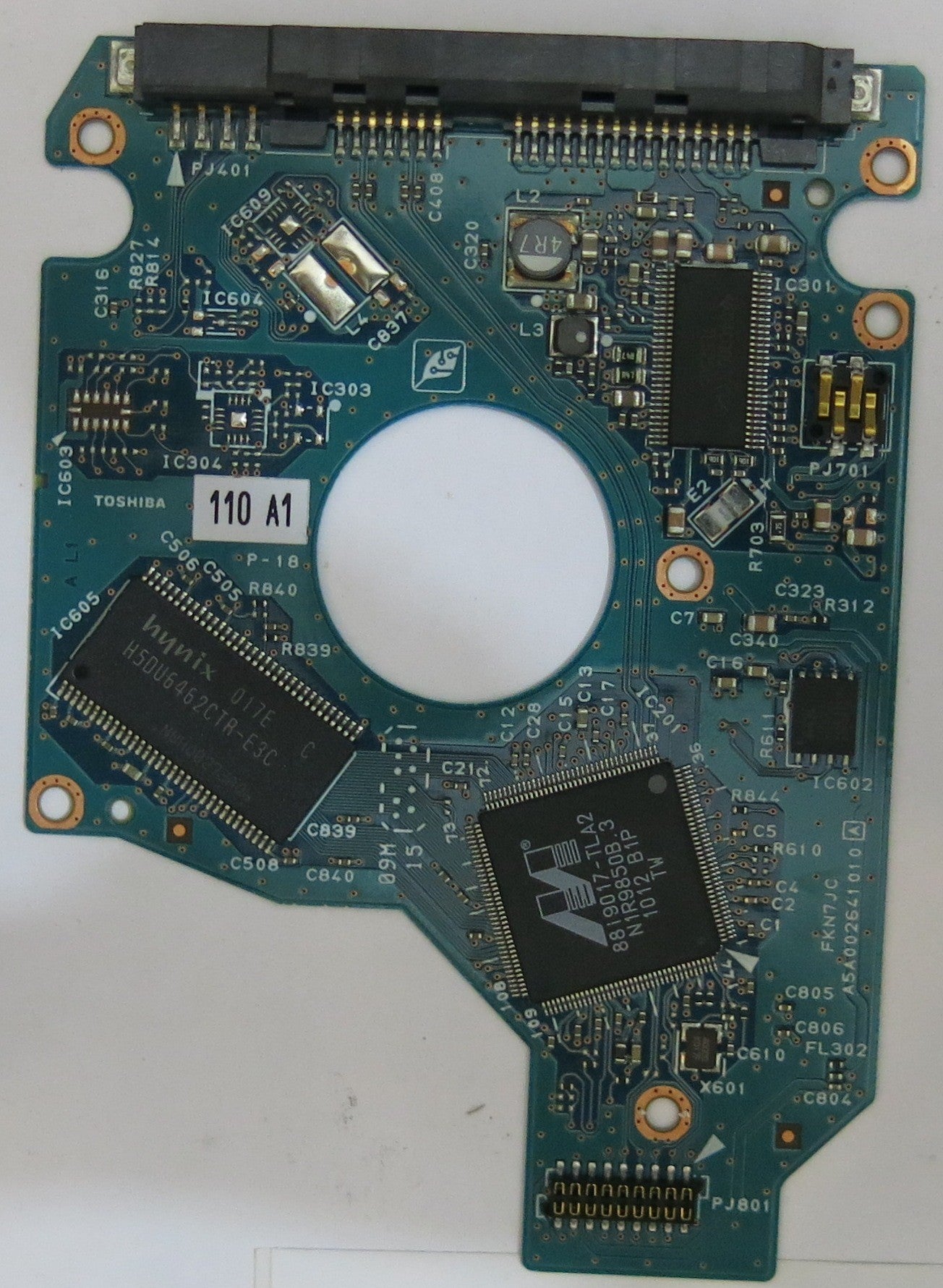 TOSHIBA MK1665GSX HDD2H85 H ZK01 S G002641A PCB
